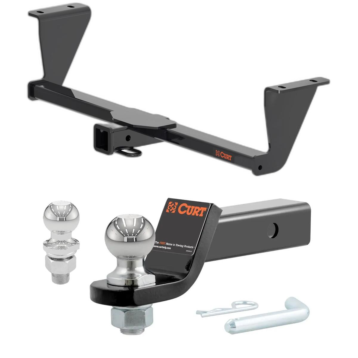 2024-2025 Chevrolet Equinox EV All CURT Class 3 Trailer Hitch, 2" Receiver + 2" Ball + 1-7/8" Ball Kit thumbnail 0