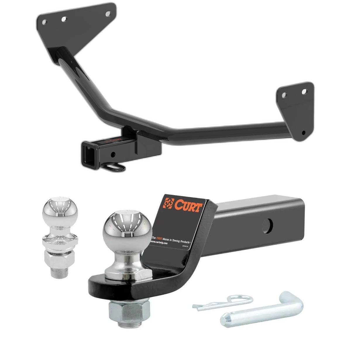 2023-2025 Mitsubishi Outlander PHEV All CURT Class 3 Trailer Hitch, 2" Receiver + 2" Ball + 1-7/8" Ball Kit thumbnail 0