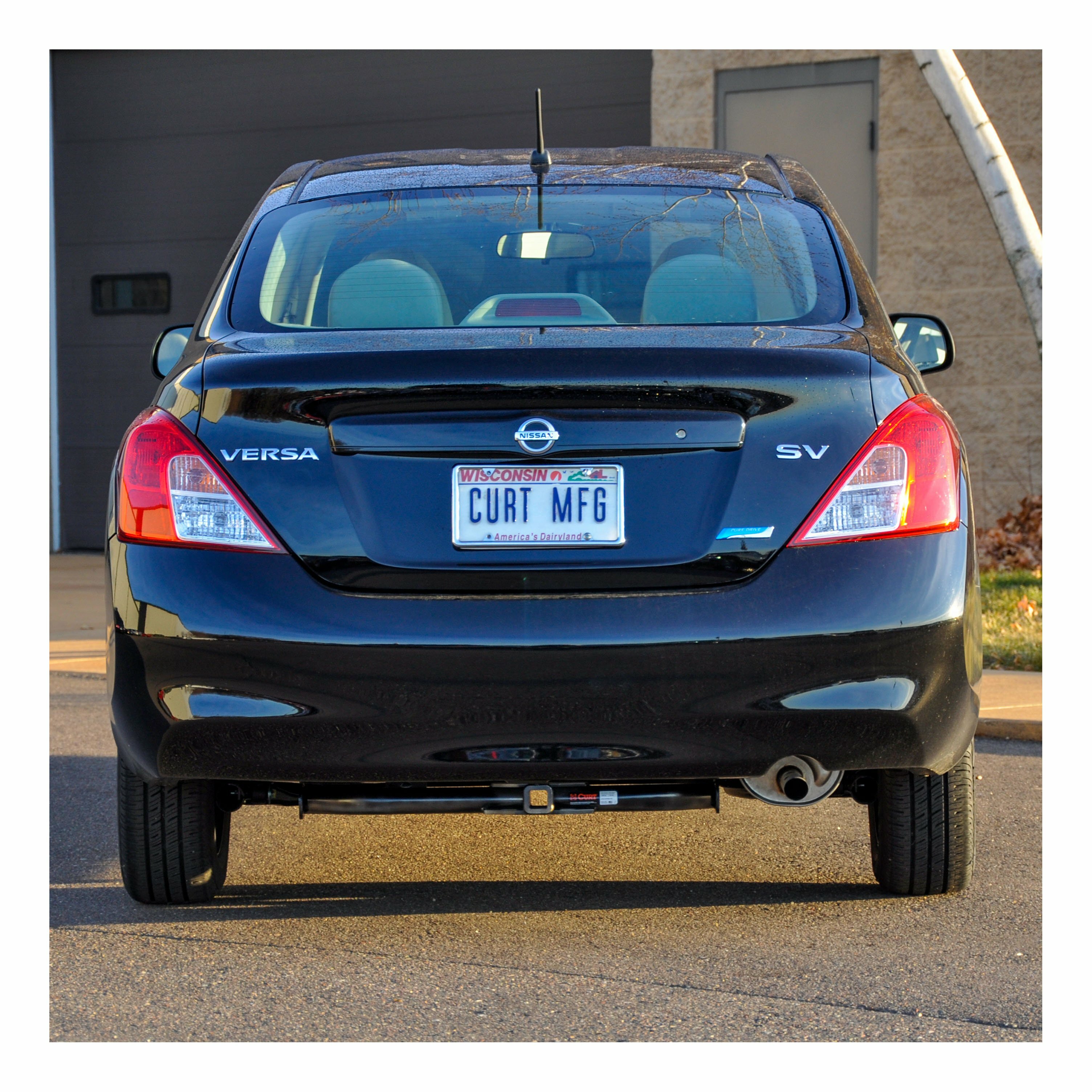 2012 Nissan Versa Sedan Class 1 Trailer Hitch, 1-1/4" Receiver + 2" Ball + 1-7/8" Ball Kit thumbnail 3