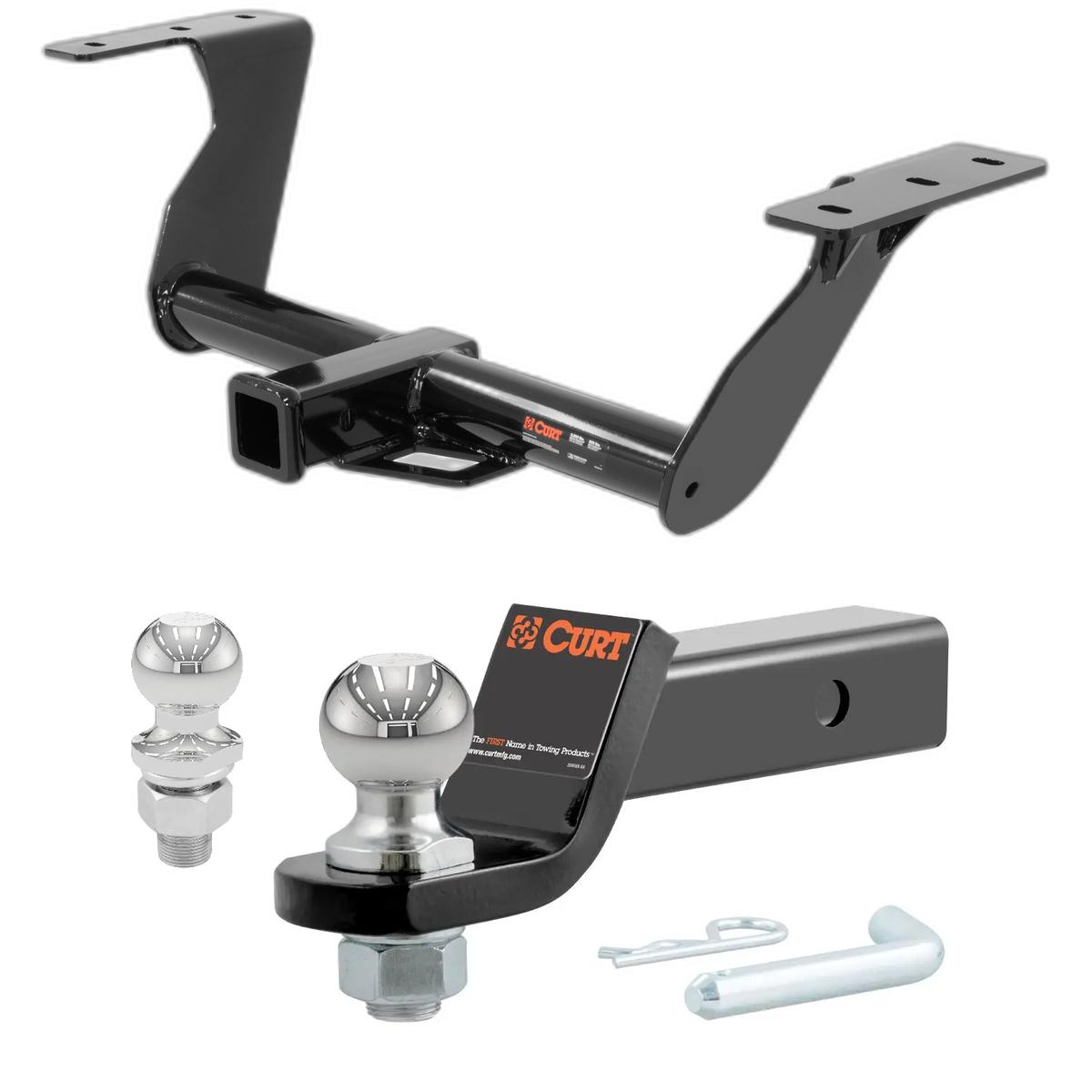 2014-2018 Subaru Forester All CURT Class 3 Trailer Hitch, 2" Receiver + 2" Ball + 1-7/8" Ball Kit thumbnail 0