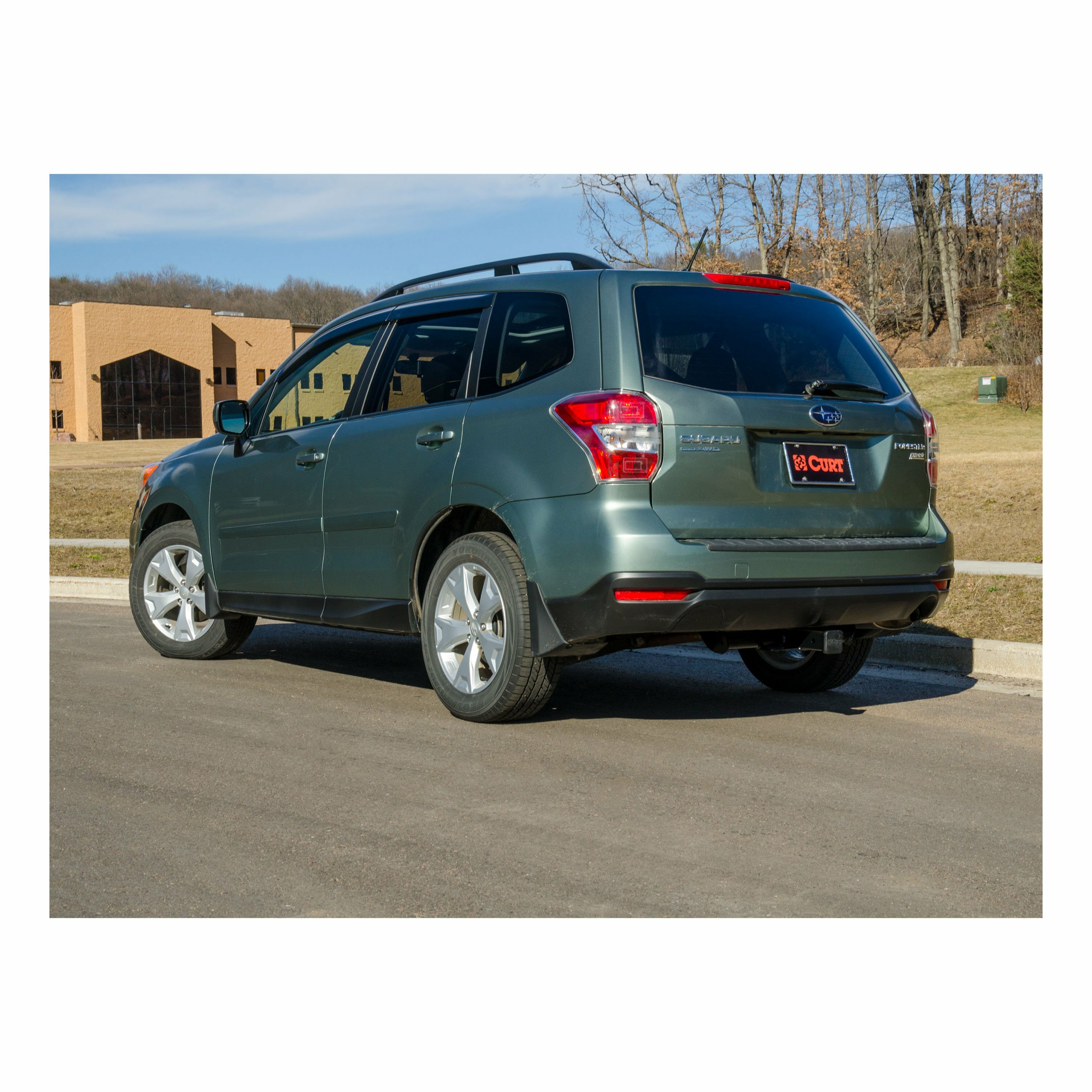 2014-2018 Subaru Forester All CURT Class 3 Trailer Hitch, 2" Receiver + 2" Ball + 1-7/8" Ball Kit thumbnail 2