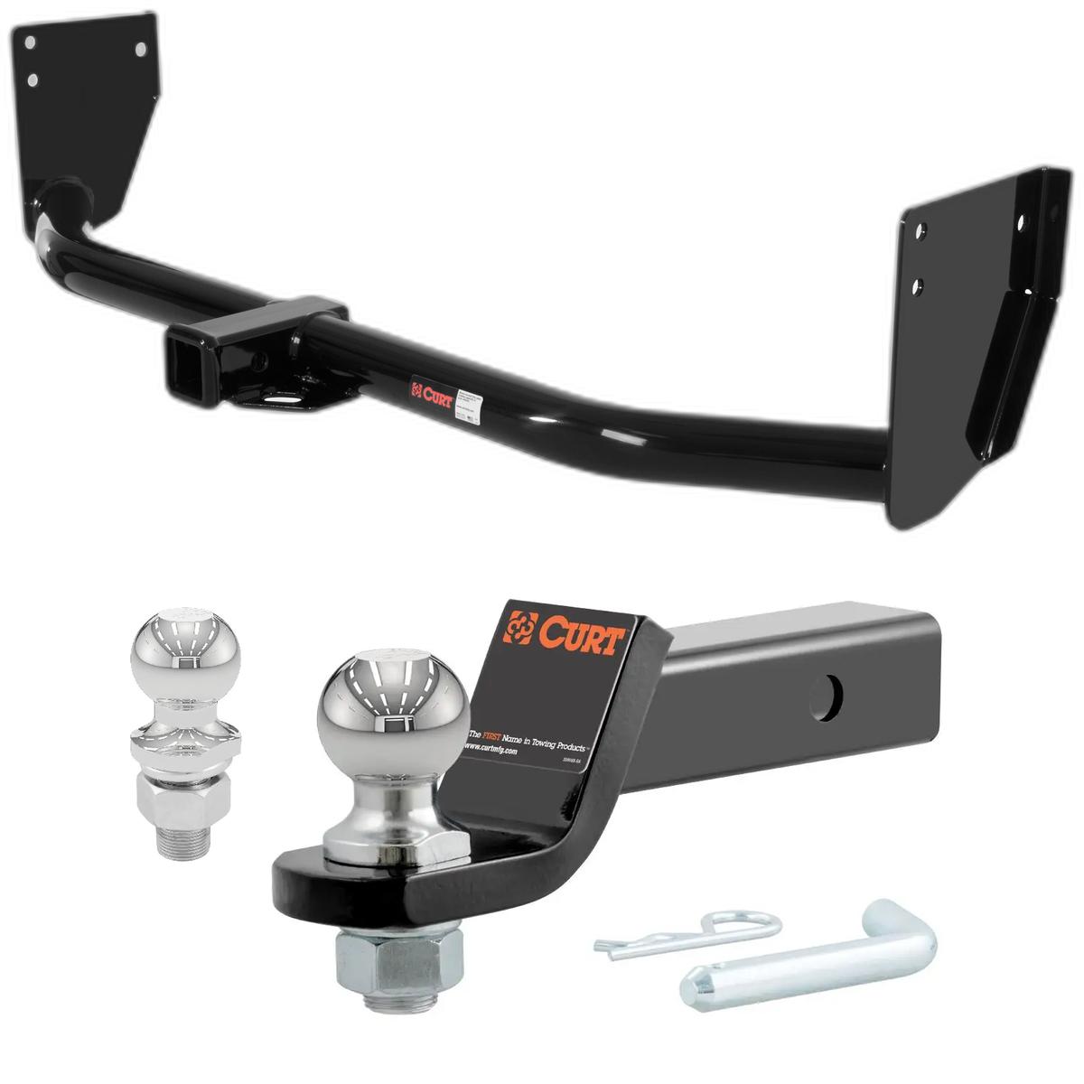 2004-2006 Dodge Durango All CURT Class 3 Trailer Hitch, 2" Receiver + 2" Ball + 1-7/8" Ball Kit thumbnail 0