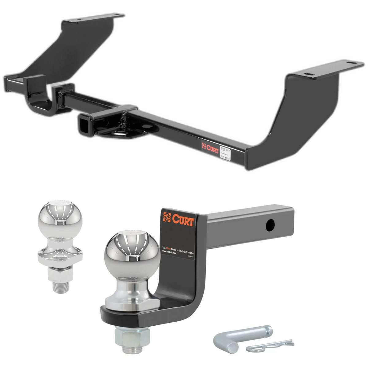 2012-2016 Chevrolet Sonic Hatchback, Excluding RS Class 1 Trailer Hitch, 1-1/4" Receiver + 2" Ball + 1-7/8" Ball Kit thumbnail 0