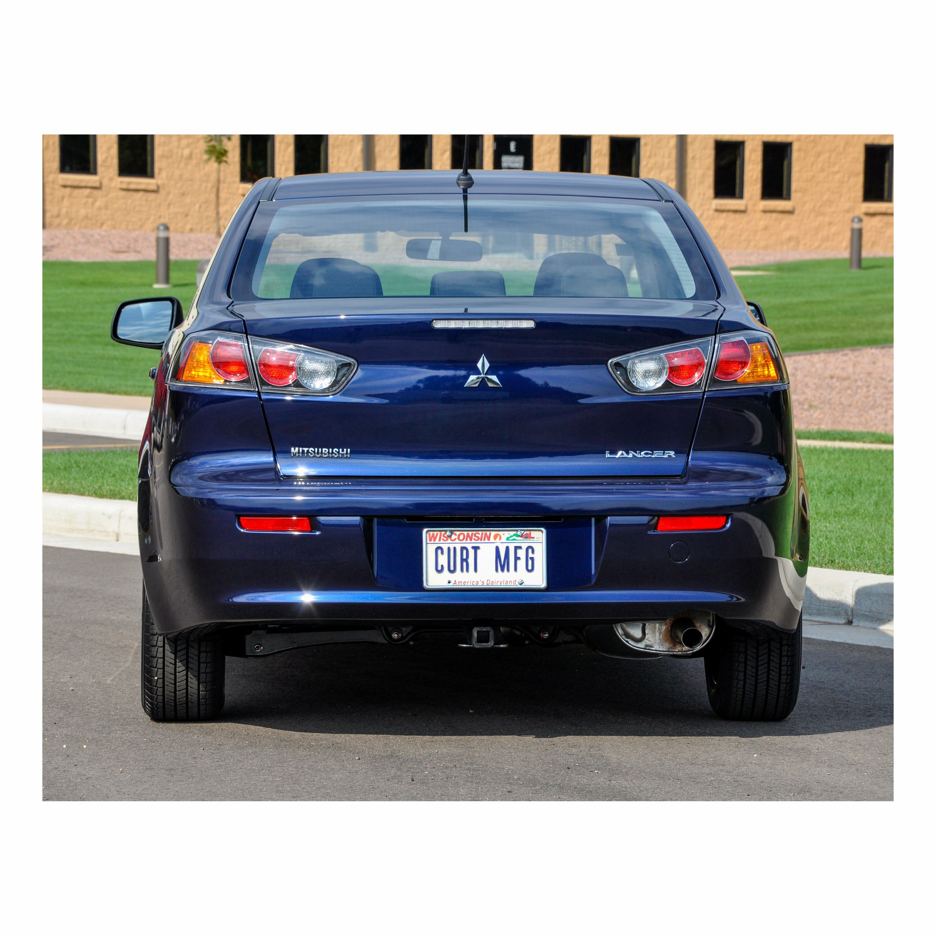 2013-2015 Mitsubishi Lancer ES, Sedan Class 1 Trailer Hitch, 1-1/4" Receiver + 2" Ball + 1-7/8" Ball Kit thumbnail 4
