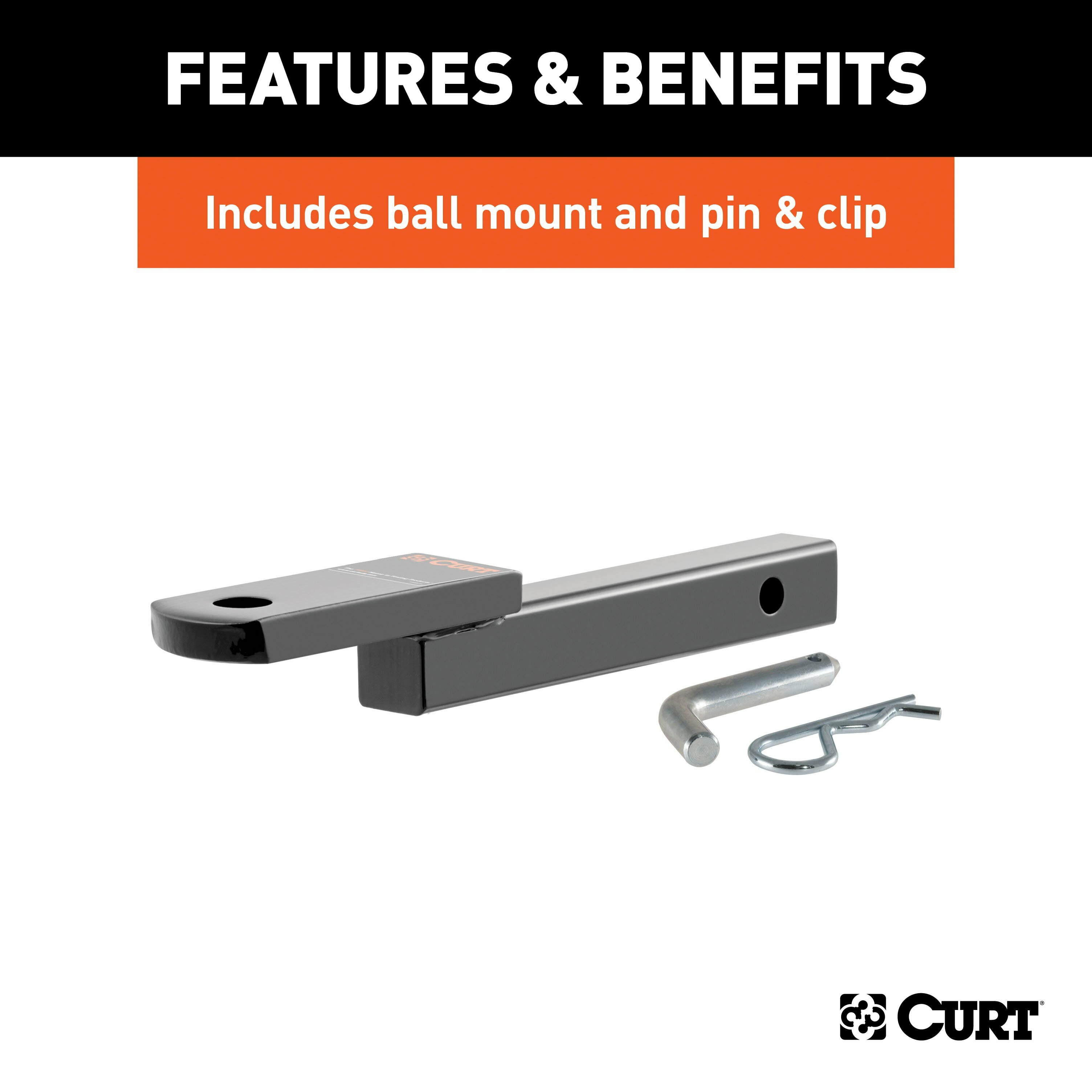 1983-1990 GMC S15 All Class 2 Trailer Hitch, 1-1/4" Ball Mount thumbnail 6