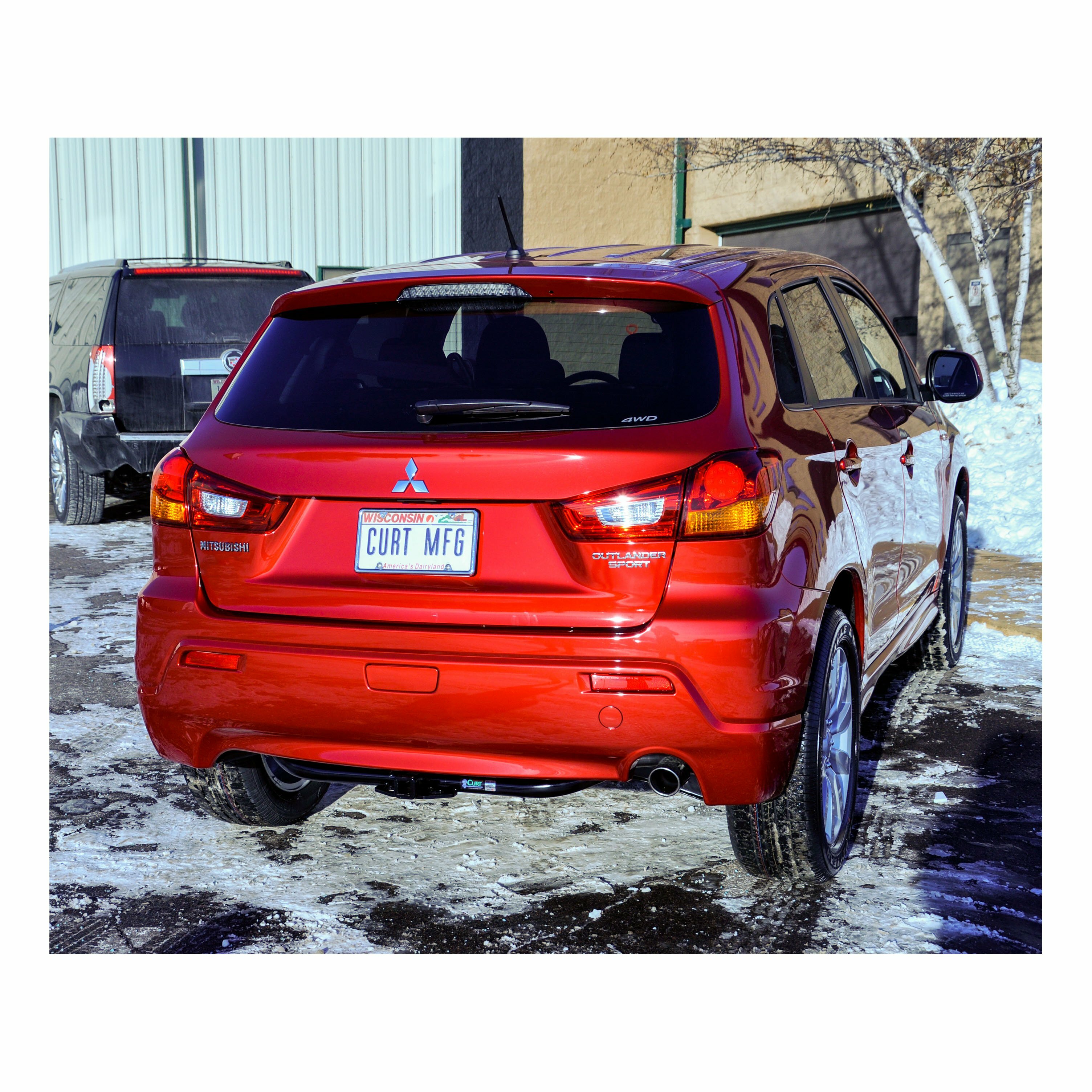 2011-2025 Mitsubishi Outlander Sport All Class 2 Trailer Hitch, 1-1/4" Receiver + 2" Ball + 1-7/8" Ball Kit thumbnail 2