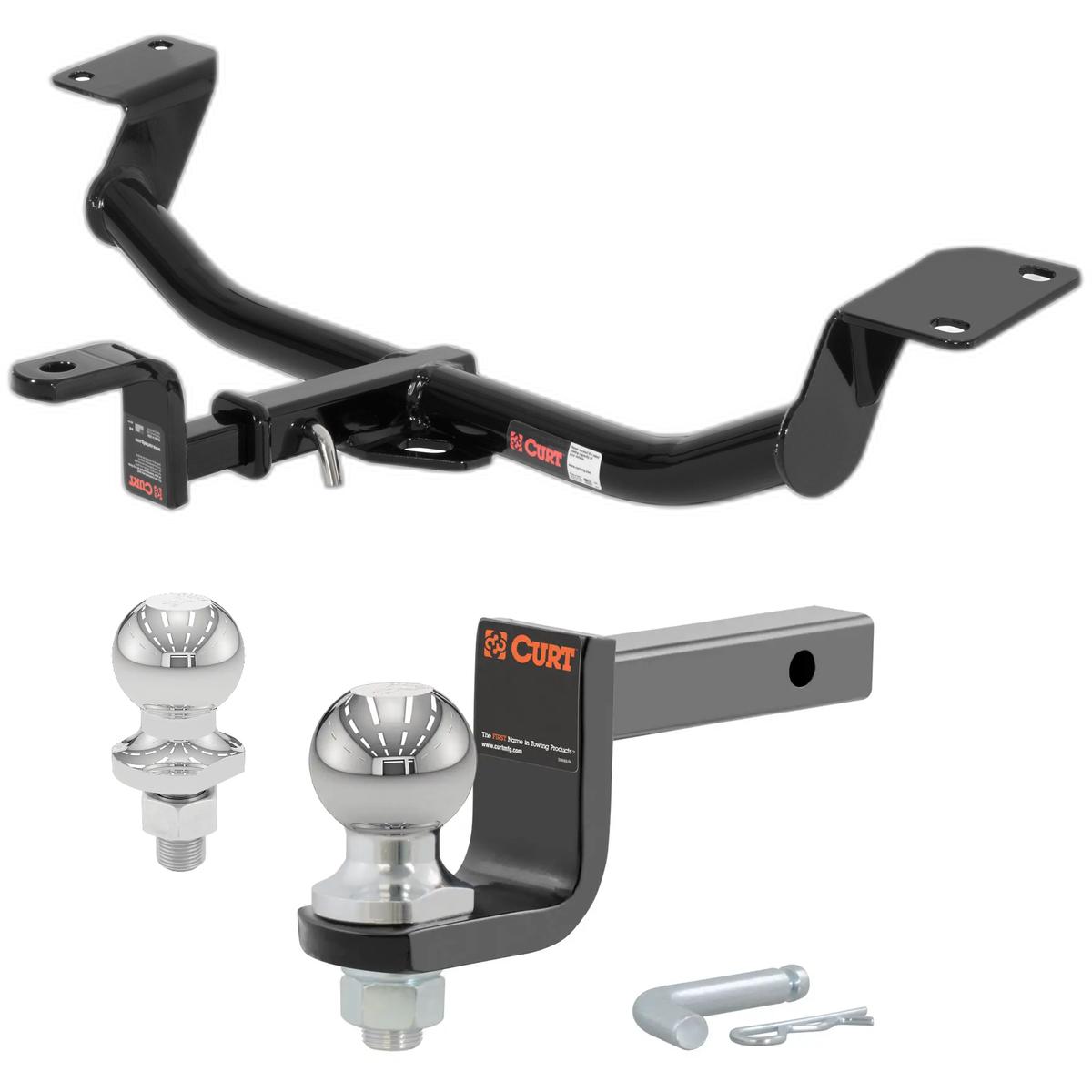 2003-2008 Toyota Matrix All (XR and XRS require fascia trim) Class 2 Hitch, 1-1/4" Mount thumbnail 0