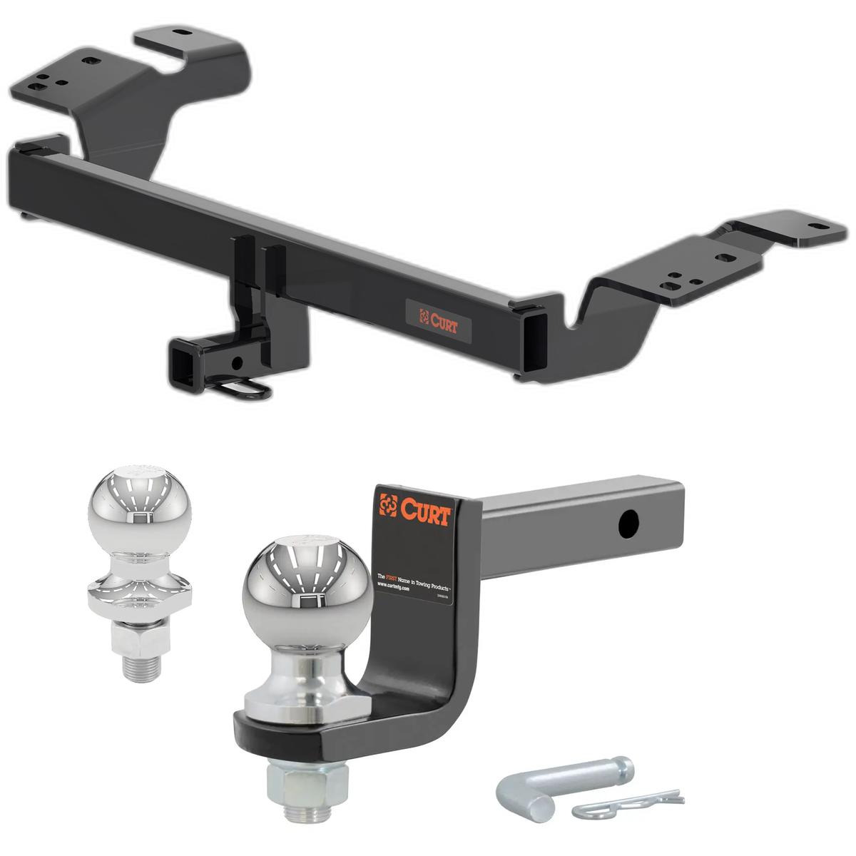 2025 Toyota Camry All Class 1 Trailer Hitch, 1-1/4" Receiver + 2" Ball + 1-7/8" Ball Kit thumbnail 0