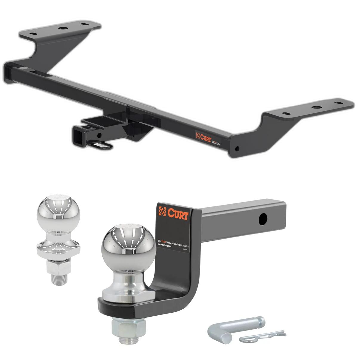 2020-2024 Kia Forte Excluding GT Class 1 Trailer Hitch, 1-1/4" Receiver + 2" Ball + 1-7/8" Ball Kit thumbnail 0
