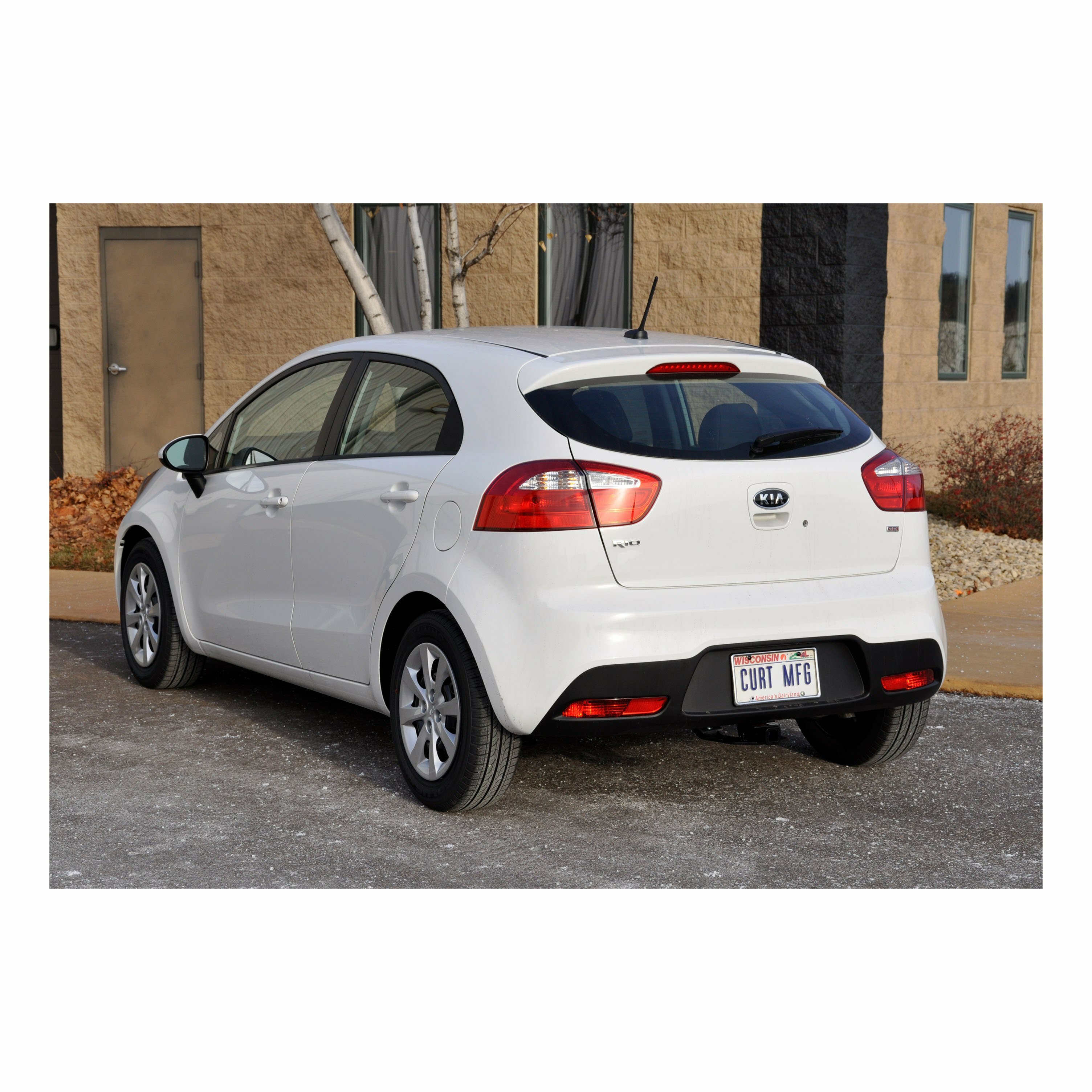2006-2011 Kia Rio All Class 1 Trailer Hitch, 1-1/4" Receiver + 2" Ball + 1-7/8" Ball Kit thumbnail 2