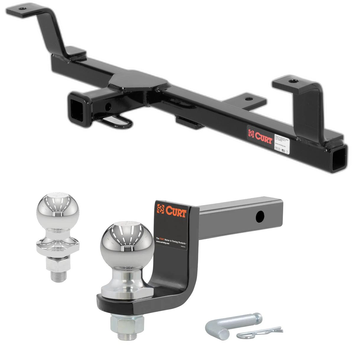 1998-2005 Volkswagen Passat Wagon, Except 4Motion Class 1 Trailer Hitch, 1-1/4" Receiver + 2" Ball + 1-7/8" Ball Kit thumbnail 0