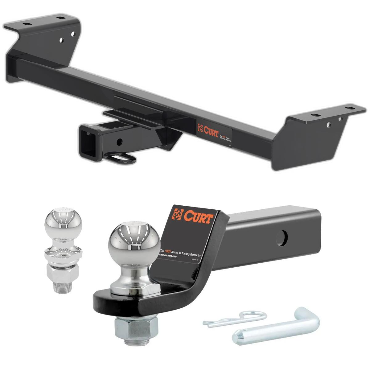 2016-2022 Lexus RX450h Excluding F Sport CURT Class 3 Trailer Hitch, 2" Receiver + 2" Ball + 1-7/8" Ball Kit thumbnail 0