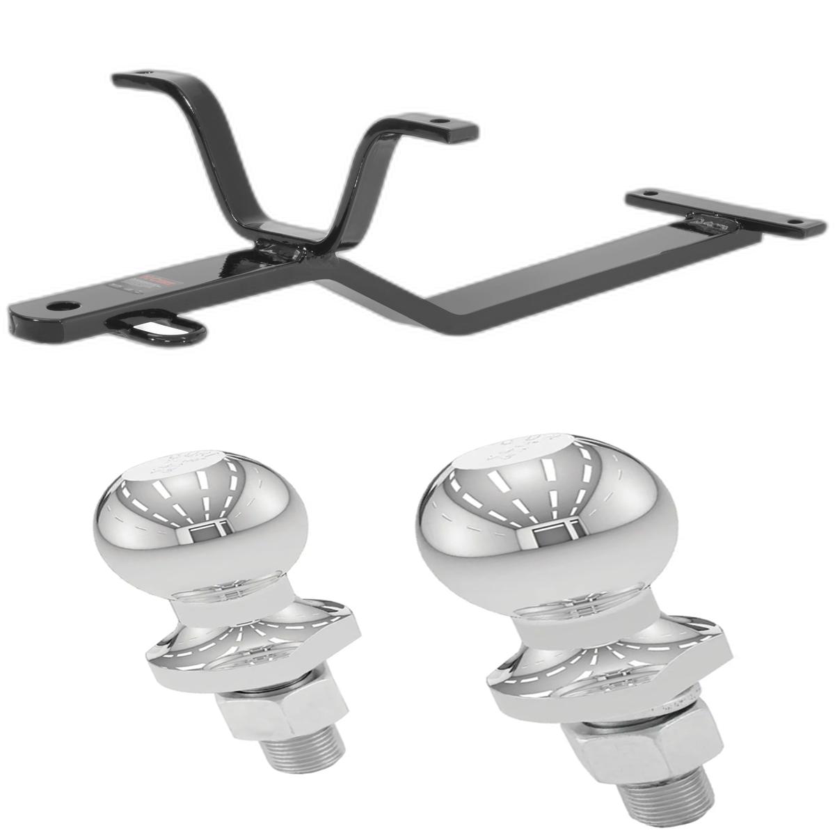 1988 Mazda 323 Sedan, Except GT Class 1 Fixed-Tongue Trailer Hitch with 2" & 1-7/8" Ball thumbnail 0