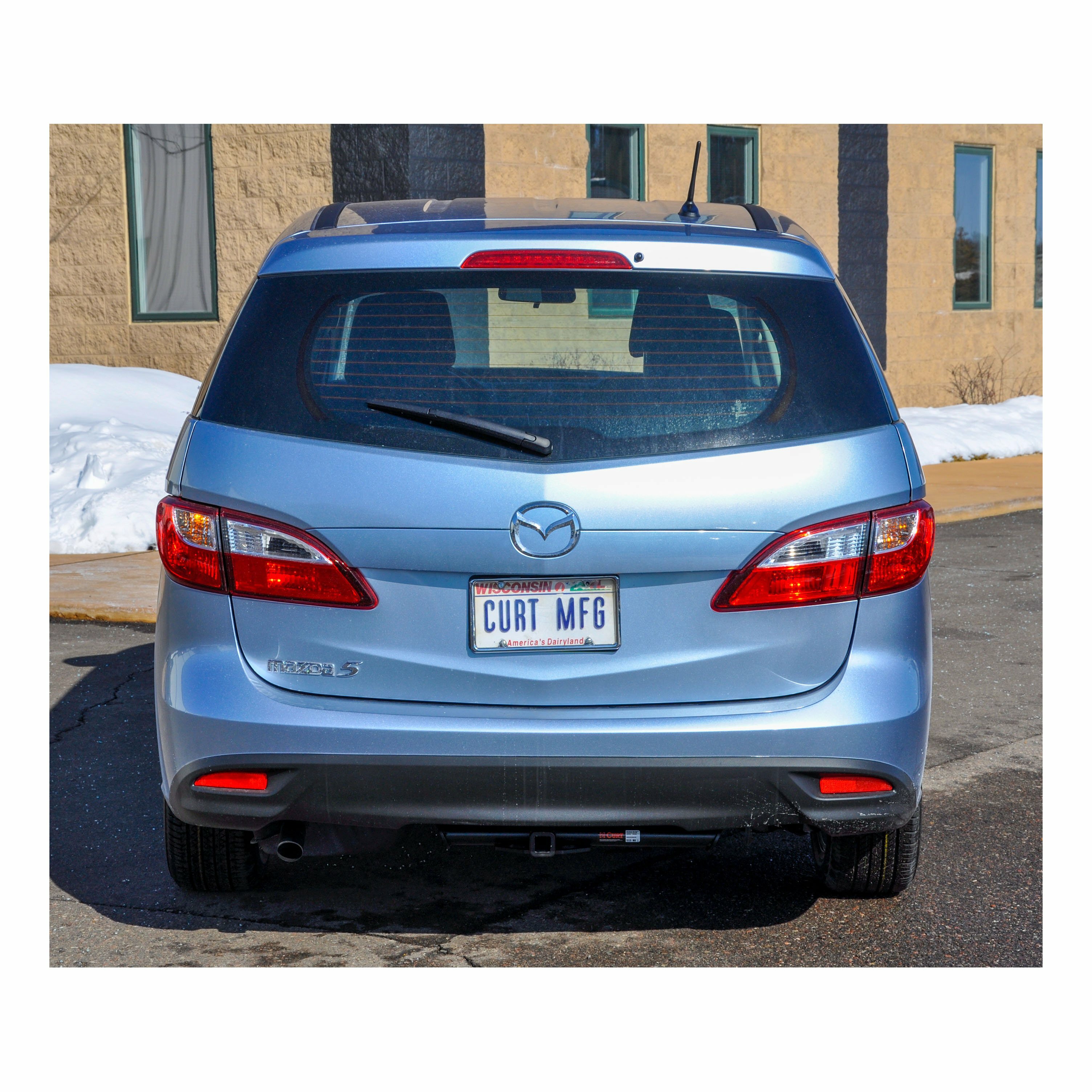 2012-2015 Mazda 5 All Class 1 Trailer Hitch, 1-1/4" Receiver + 2" Ball + 1-7/8" Ball Kit thumbnail 2