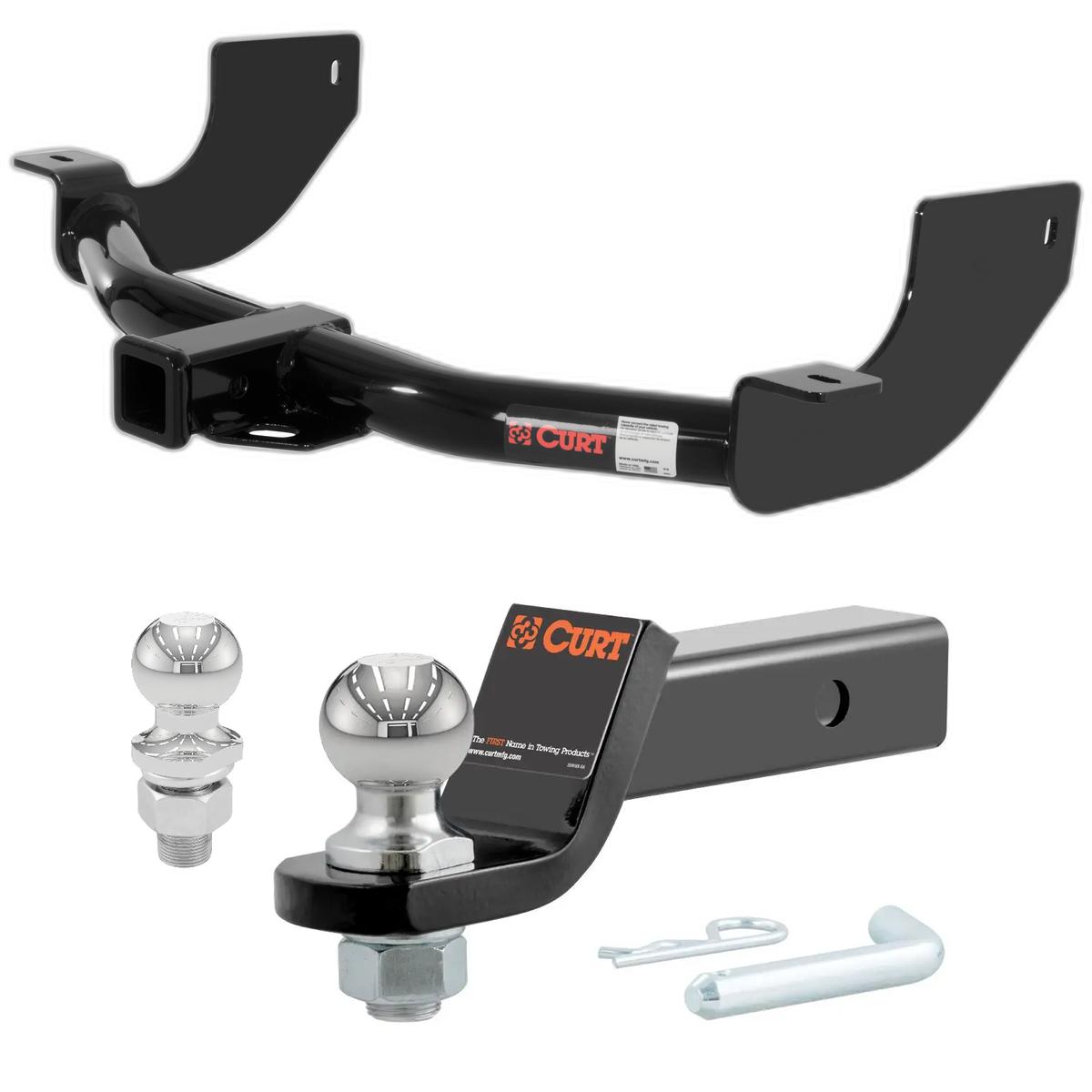 2006-2013 Land Rover Range Rover Sport HSE CURT Class 3 Trailer Hitch, 2" Receiver + 2" Ball + 1-7/8" Ball Kit thumbnail 0