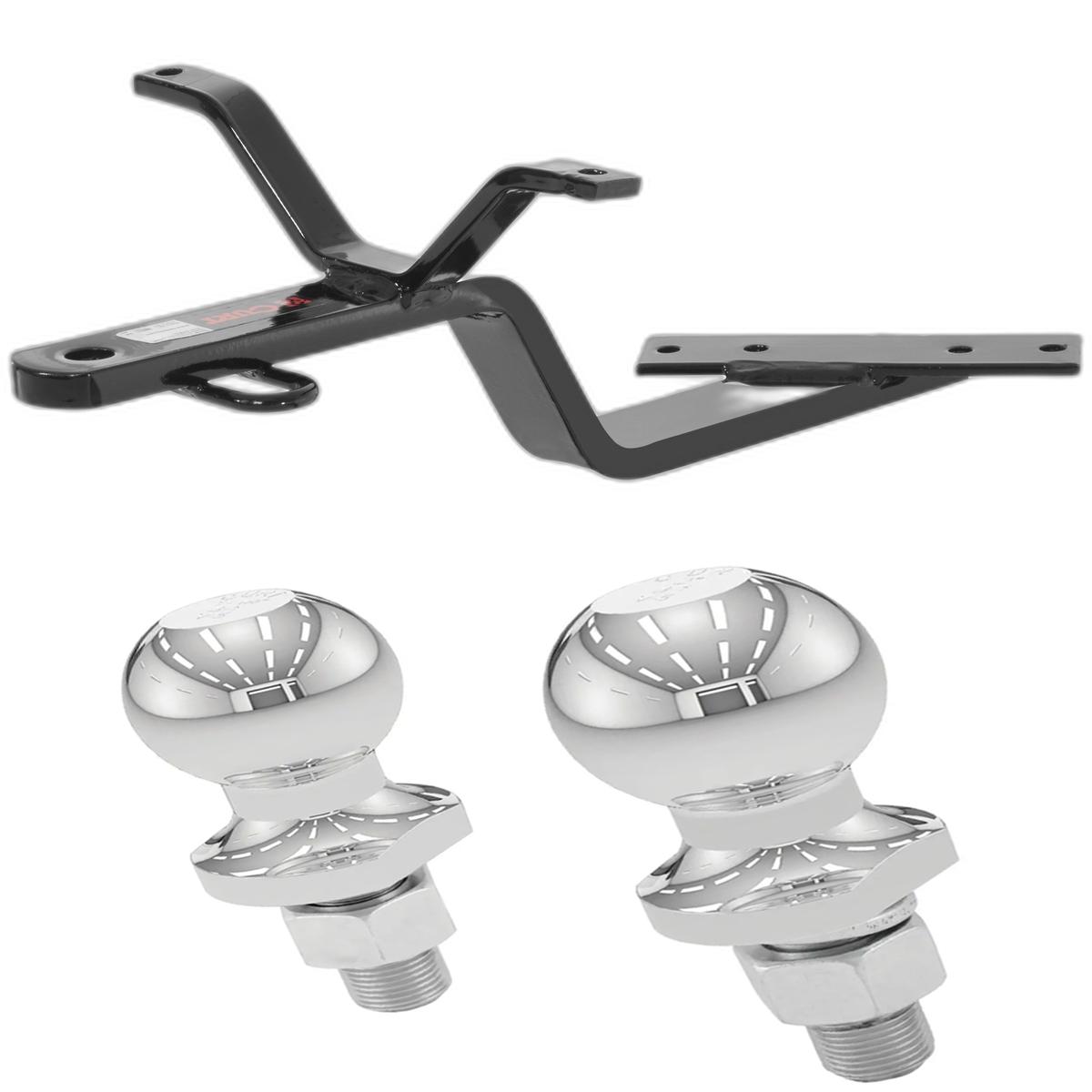 1984-1987 Mercedes-Benz 190D All Class 1 Fixed-Tongue Trailer Hitch with 2" & 1-7/8" Ball thumbnail 0