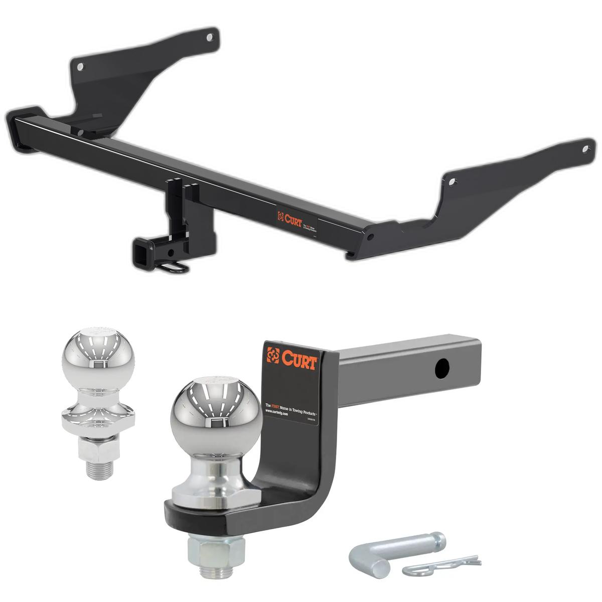 2013-2025 Mazda CX-5 All Class 2 Trailer Hitch, 1-1/4" Receiver + 2" Ball + 1-7/8" Ball Kit thumbnail 0