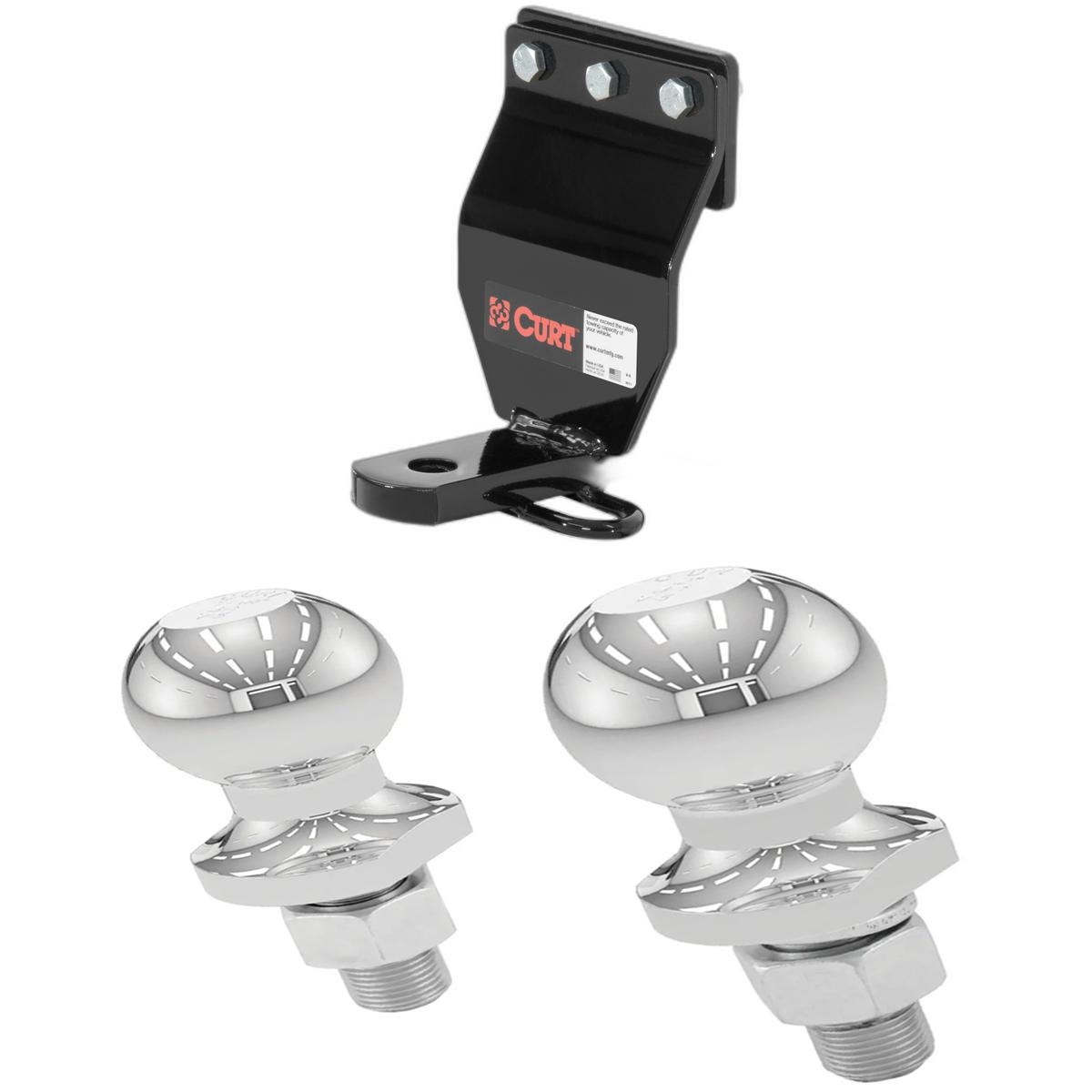 1984-1987 Honda Civic Wagon, Except 4WD Class 1 Fixed-Tongue Trailer Hitch with 2" & 1-7/8" Ball thumbnail 0