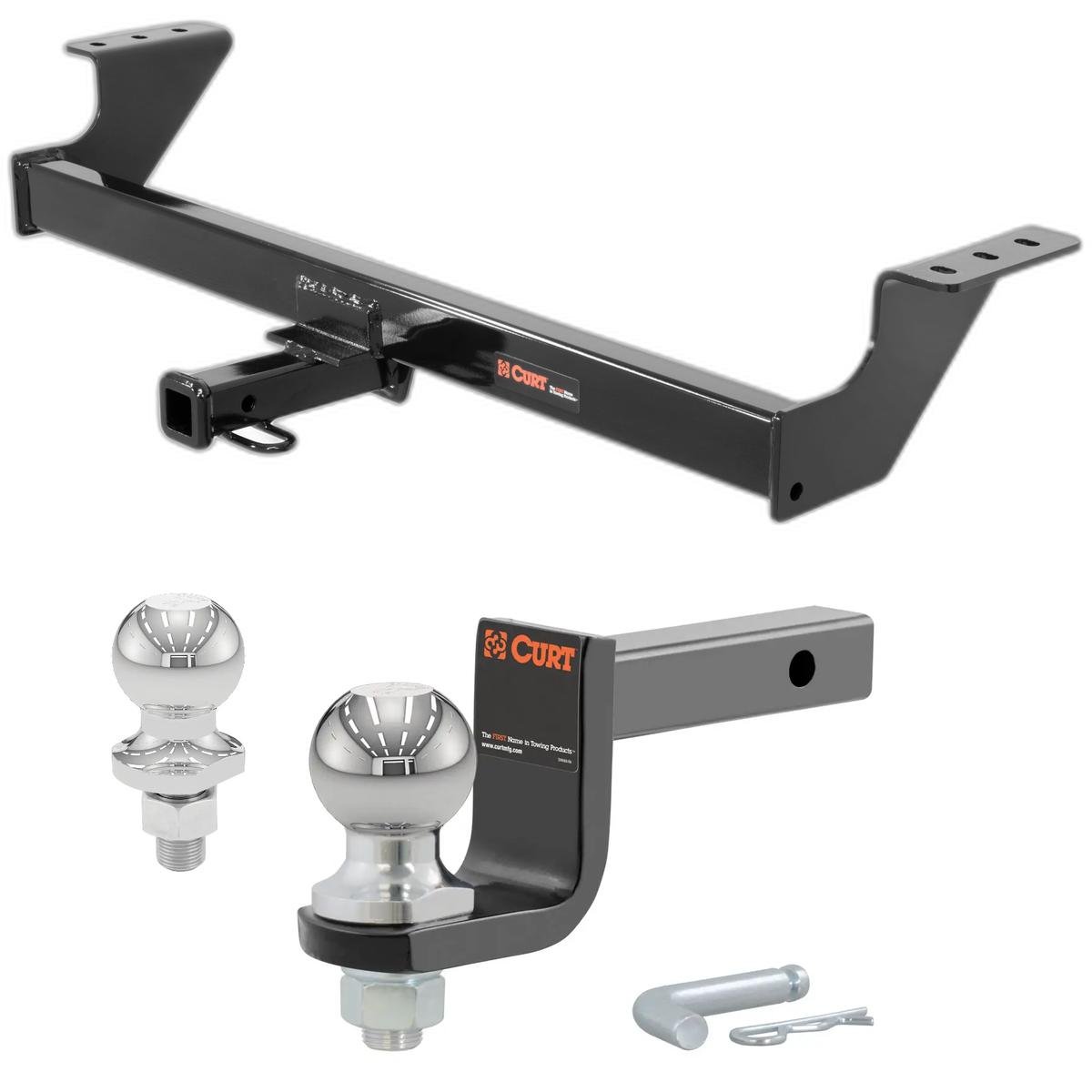 2020-2023 Mercedes-Benz E450 Sedan Class 1 Hitch, 1-1/4" Receiver + 2" Ball + 1-7/8" Ball Kit thumbnail 0