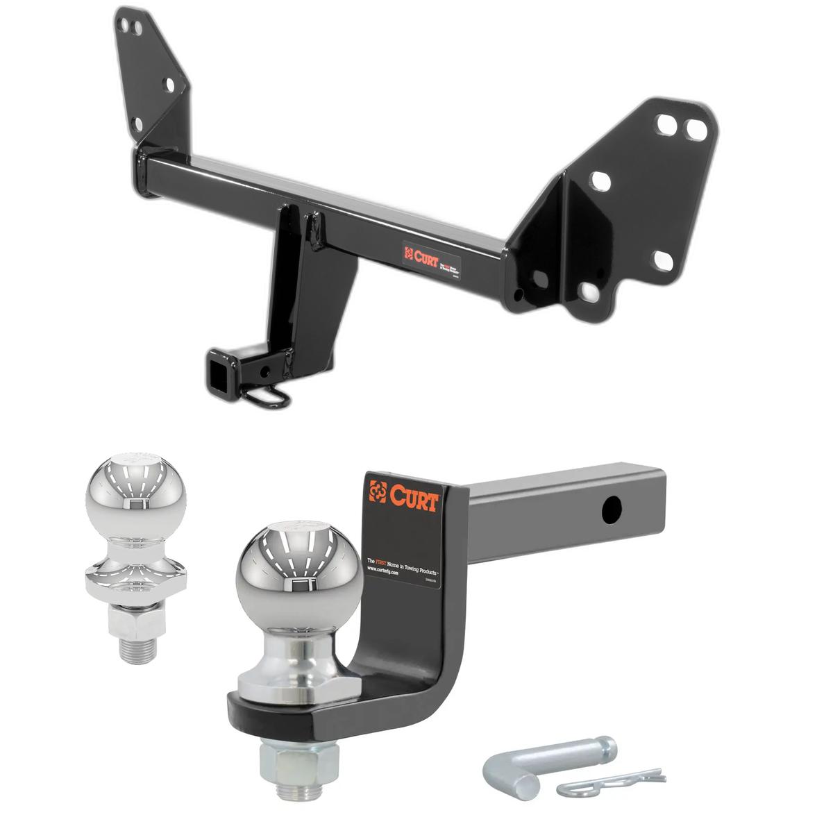2014-2019 Cadillac CTS Sedan Class 1 Hitch, 1-1/4" Receiver + 2" Ball + 1-7/8" Ball Kit thumbnail 0