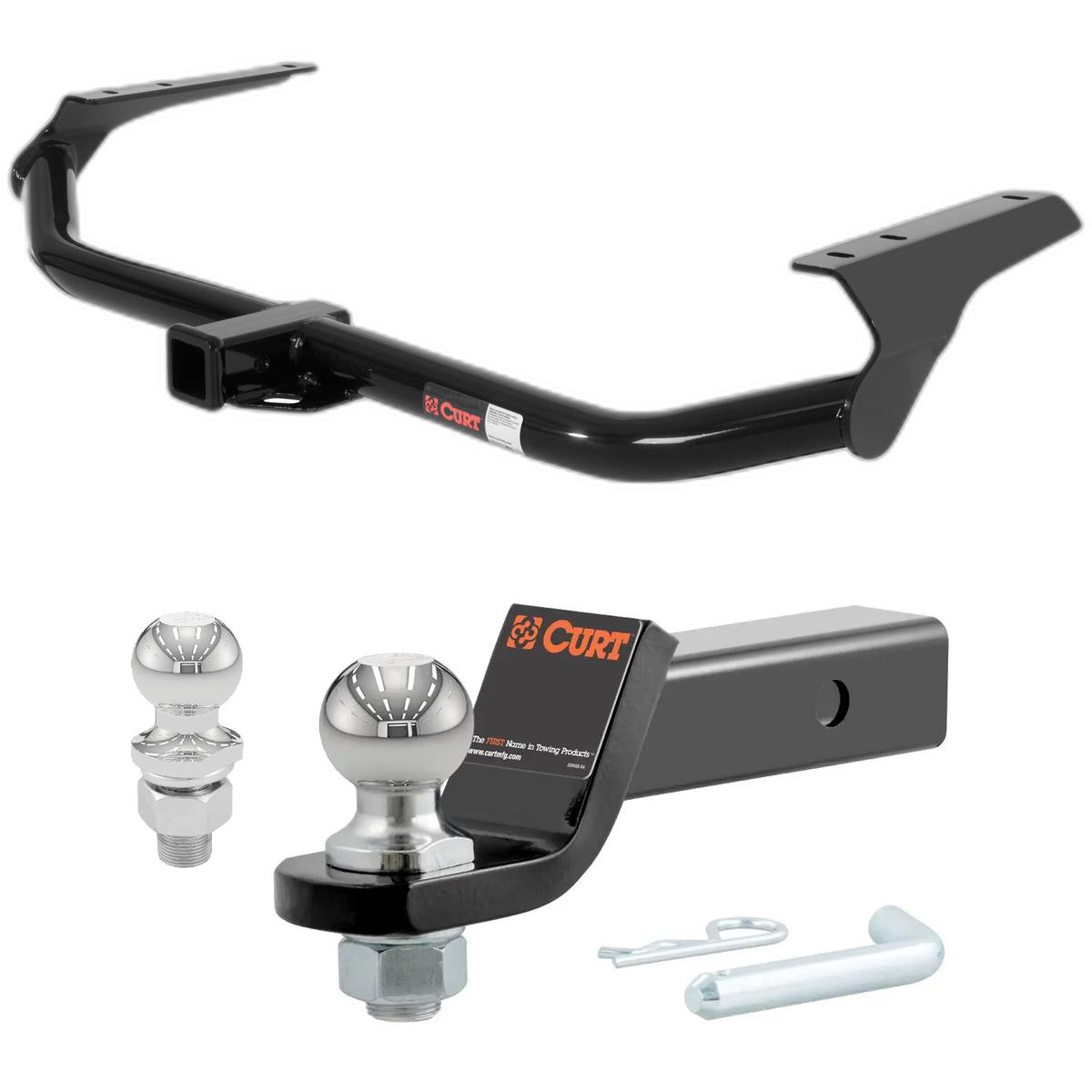 2009-2016 Toyota Venza All CURT Class 3 Trailer Hitch, 2" Receiver + 2" Ball + 1-7/8" Ball Kit thumbnail 0