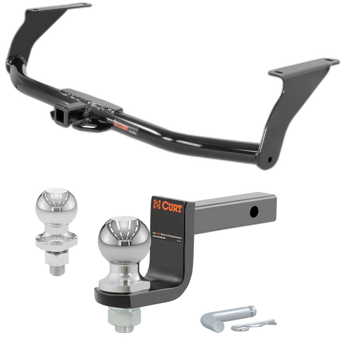 2014-2018 Mazda 3 Sedan Class 1 Trailer Hitch, 1-1/4" Receiver + 2" Ball + 1-7/8" Ball Kit thumbnail 0