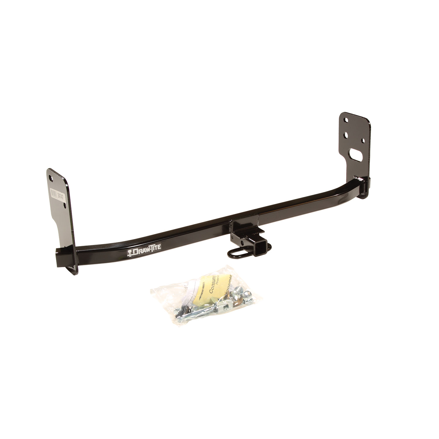 Draw-tite Class 1 Trailer Hitch, 1-1/4" Square Receiver, Black for Select Ford Mustang 24747 thumbnail 0