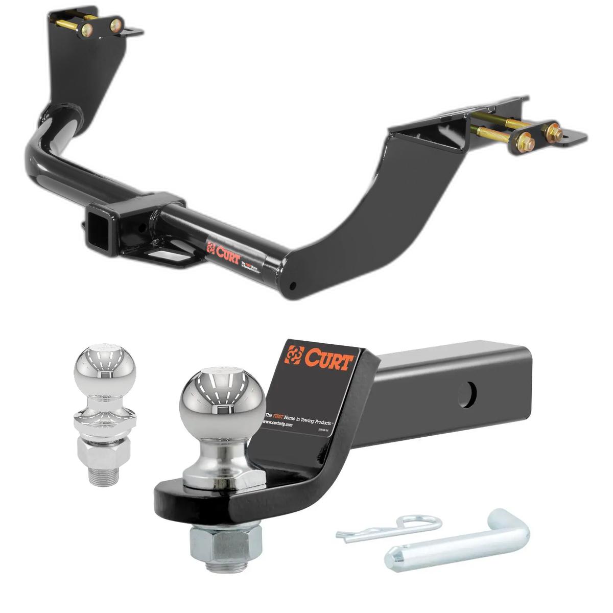 2014-2020 Mitsubishi Outlander All CURT Class 3 Trailer Hitch, 2" Receiver + 2" Ball + 1-7/8" Ball Kit thumbnail 0