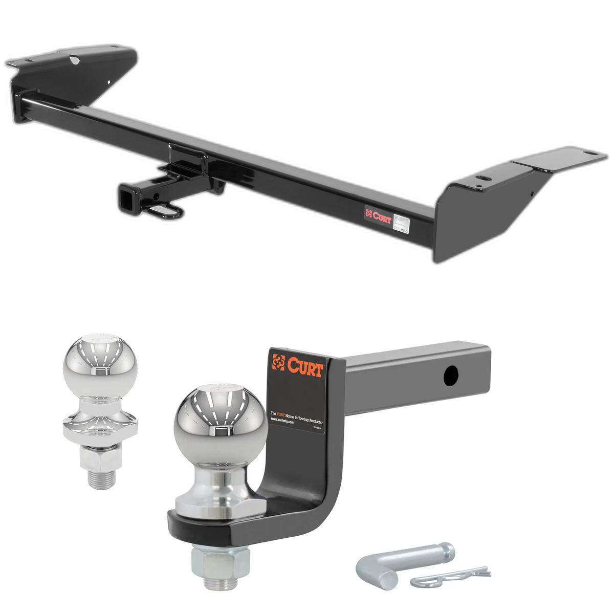 1980-1982 Mercury Grand Marquis Wagon Class 2 Trailer Hitch, 1-1/4" Receiver + 2" Ball + 1-7/8" Ball Kit thumbnail 0