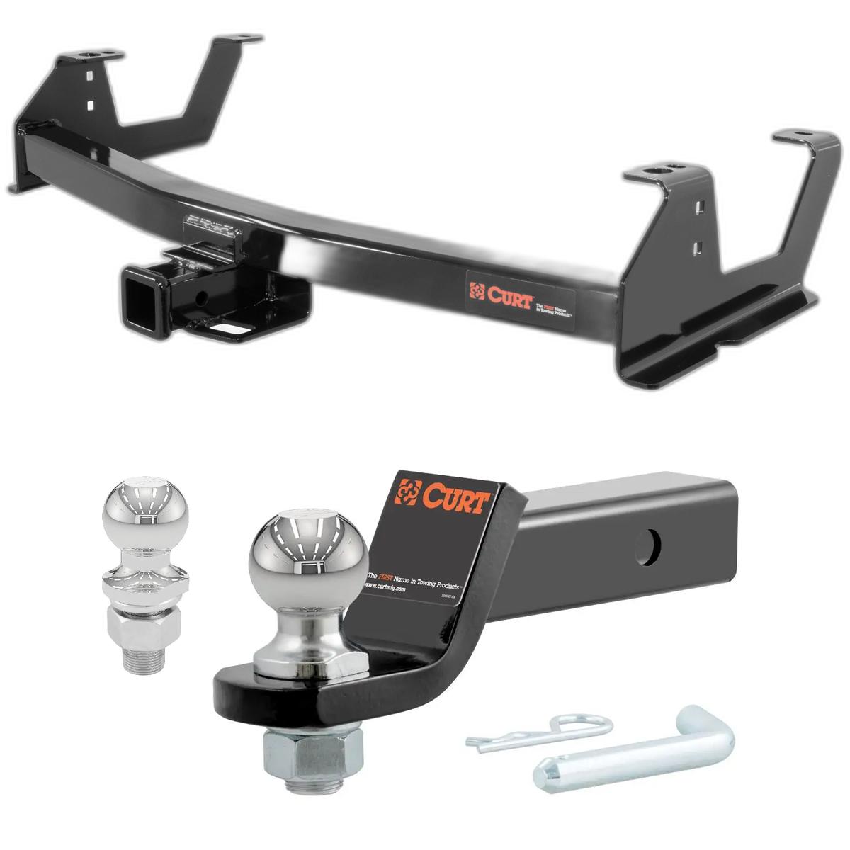 2015-2019 Chevrolet Silverado 3500 HD 6' bed, excluding factory receiver, Tommy Gate lift or cab & chassis CURT Class 3 Hitch, 2" thumbnail 0