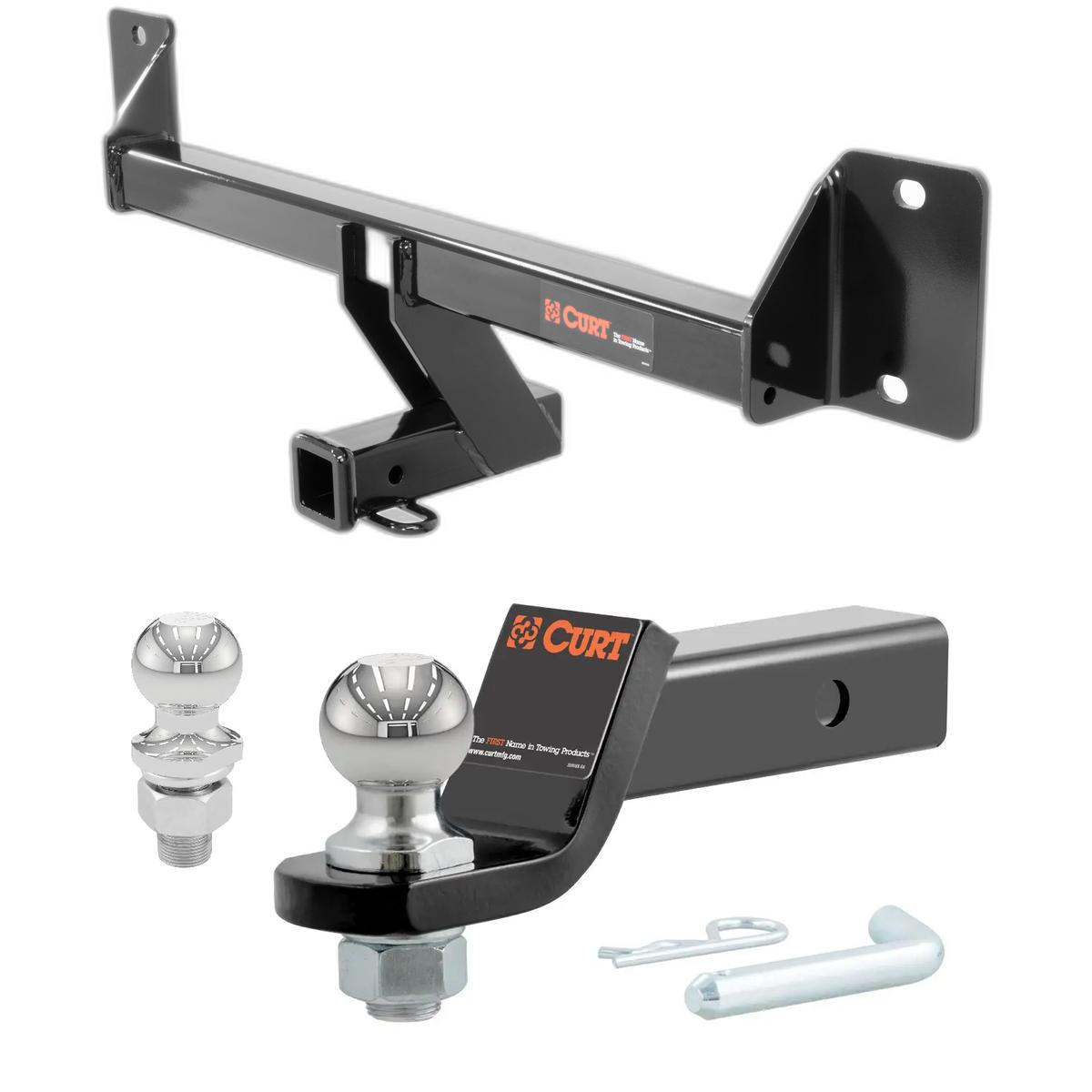2016-2020 Mercedes-Benz GLC300 Excluding factory receiver CURT Class 3 Trailer Hitch, 2" Receiver + 2" Ball + 1-7/8" Ball Kit thumbnail 0