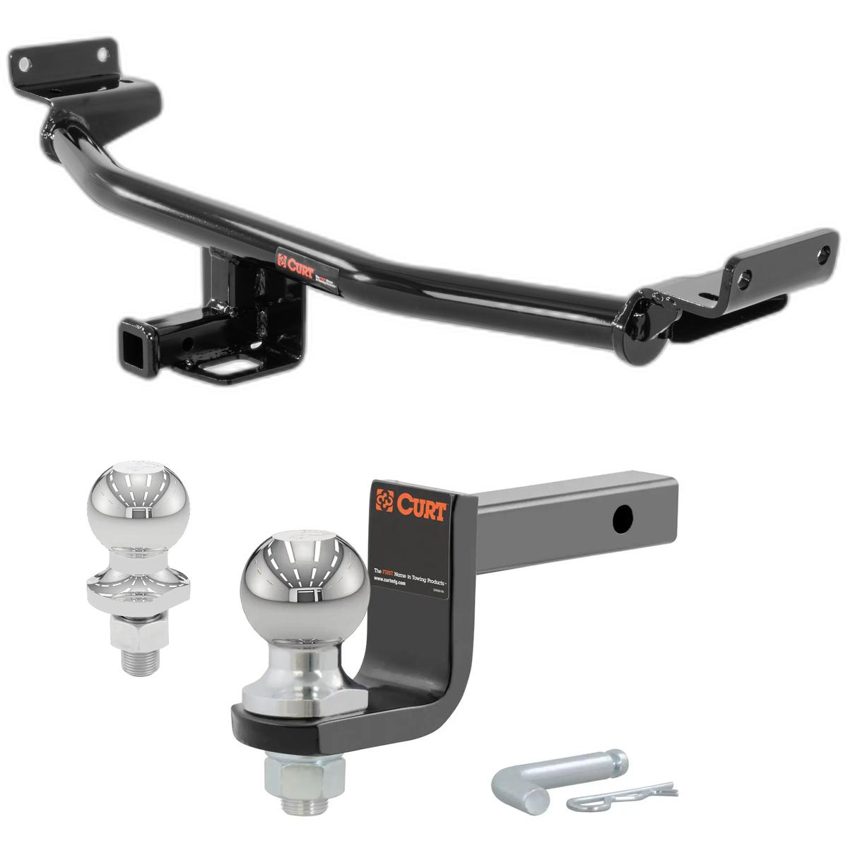 2016-2021 Hyundai Tucson Excluding Night Class 2 Trailer Hitch, 1-1/4" Receiver + 2" Ball + 1-7/8" Ball Kit thumbnail 0