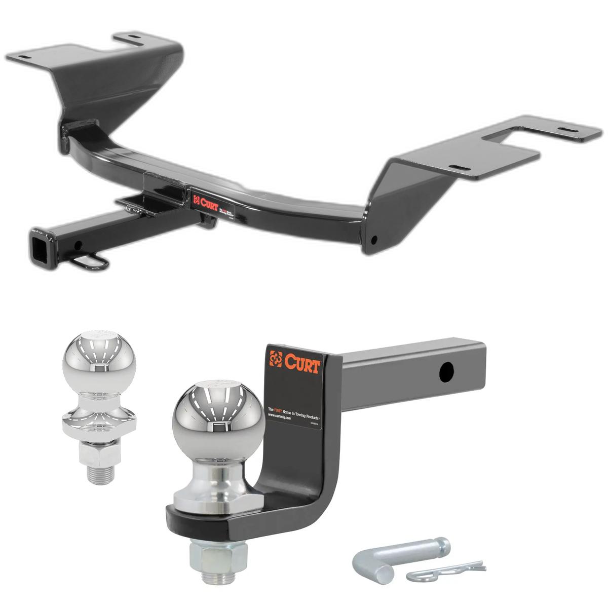 2016-2019 Buick Cascada All Class 1 Trailer Hitch, 1-1/4" Receiver + 2" Ball + 1-7/8" Ball Kit thumbnail 0