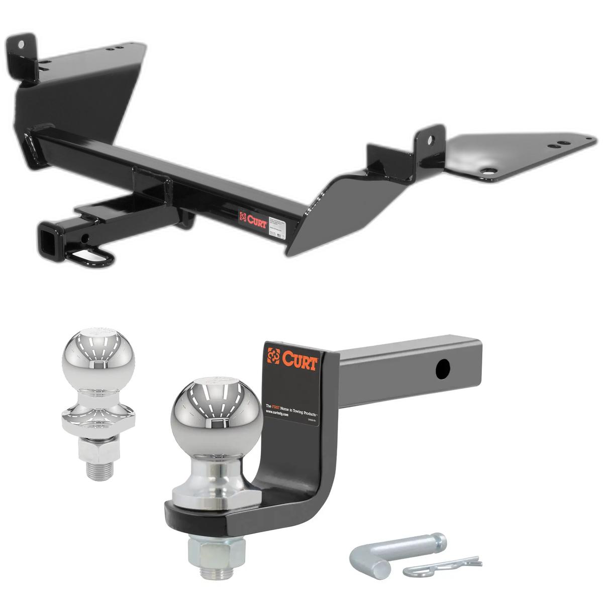1998-2002 Oldsmobile Intrigue All Class 2 Hitch, 1-1/4" Receiver + 2" Ball + 1-7/8" Ball Kit thumbnail 0