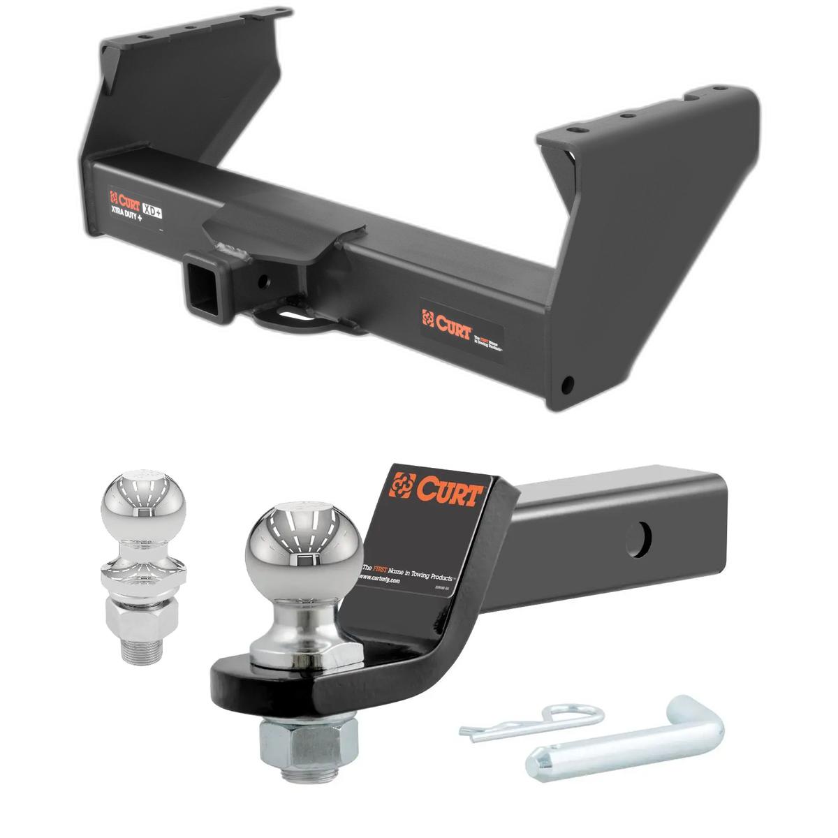 2007-2010 Dodge Ram 3500 Cab & Chassis Xtra Duty CURT Class 5 Hitch, 2" Receiver + 2" Ball + 1-7/8" Ball Kit thumbnail 0