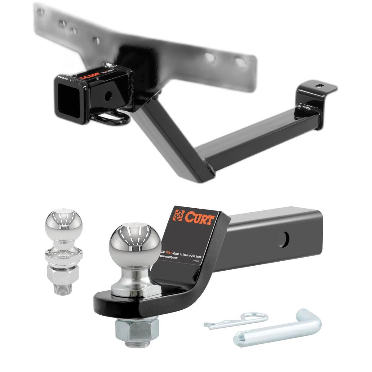 2000-2006 BMW X5 SUV CURT Class 3 Trailer Hitch, 2" Receiver + 2" Ball + 1-7/8" Ball Kit thumbnail 0