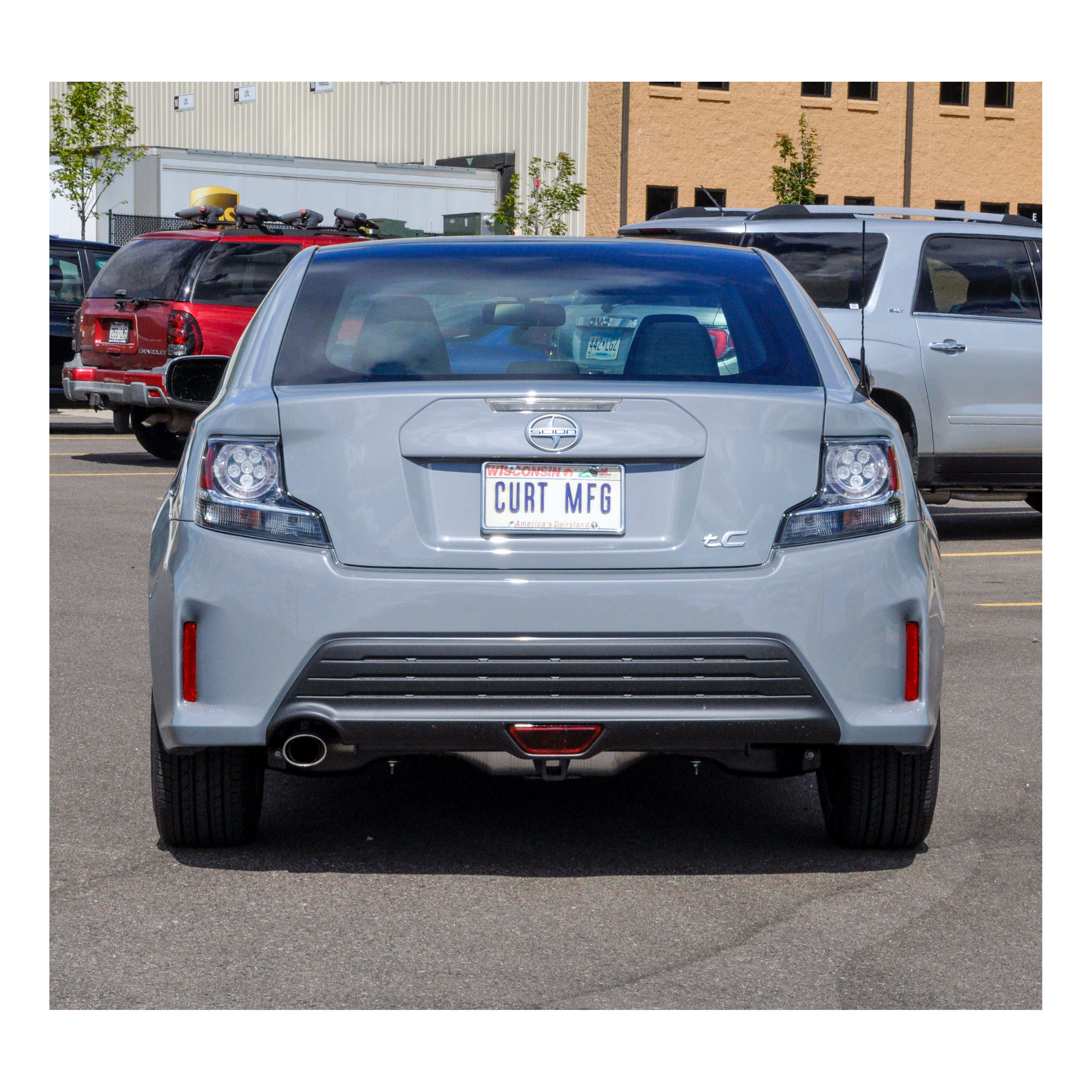2014-2016 Scion tC All Class 1 Trailer Hitch, 1-1/4" Receiver + 2" Ball + 1-7/8" Ball Kit thumbnail 4
