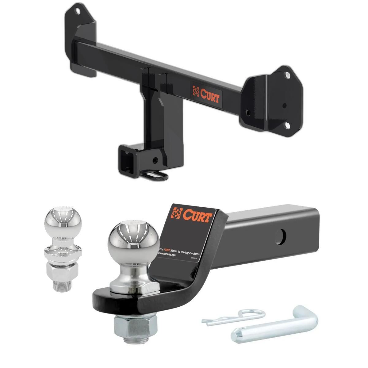 2011-2025 BMW X3 All CURT Class 3 Trailer Hitch, 2" Receiver + 2" Ball + 1-7/8" Ball Kit thumbnail 0