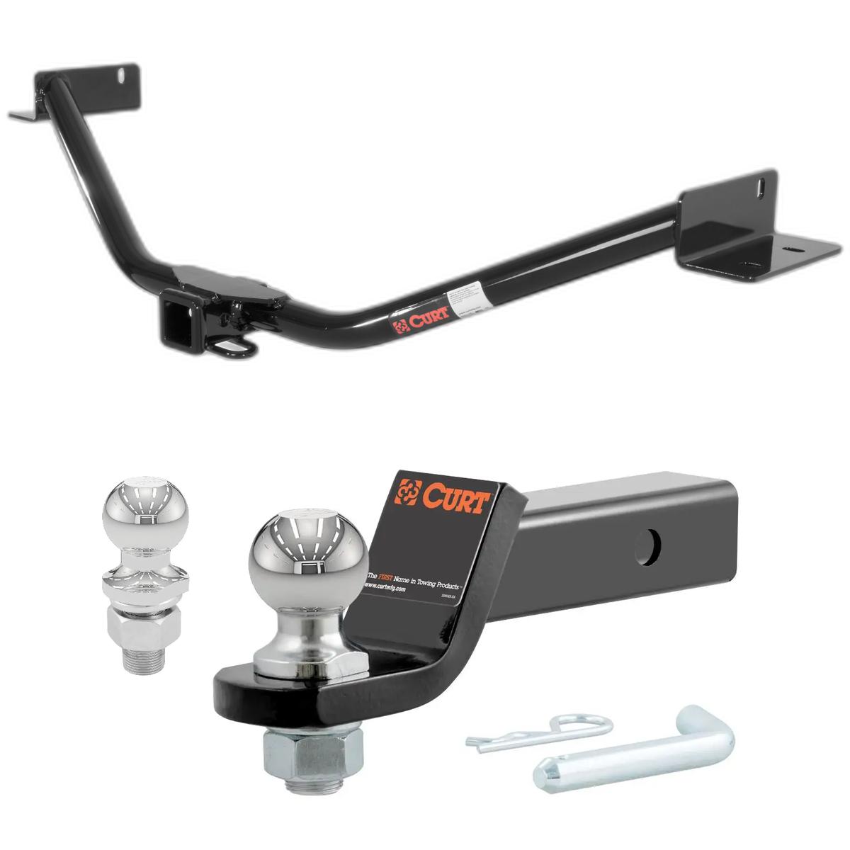 2011-2013 Kia Sorento All CURT Class 3 Trailer Hitch, 2" Receiver + 2" Ball + 1-7/8" Ball Kit thumbnail 0