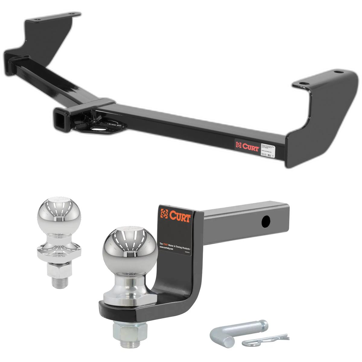 1996-2000 Plymouth Voyager Excluding Stow 'n Go Class 2 Hitch, 1-1/4" Receiver + 2" Ball + 1-7/8" Ball Kit thumbnail 0