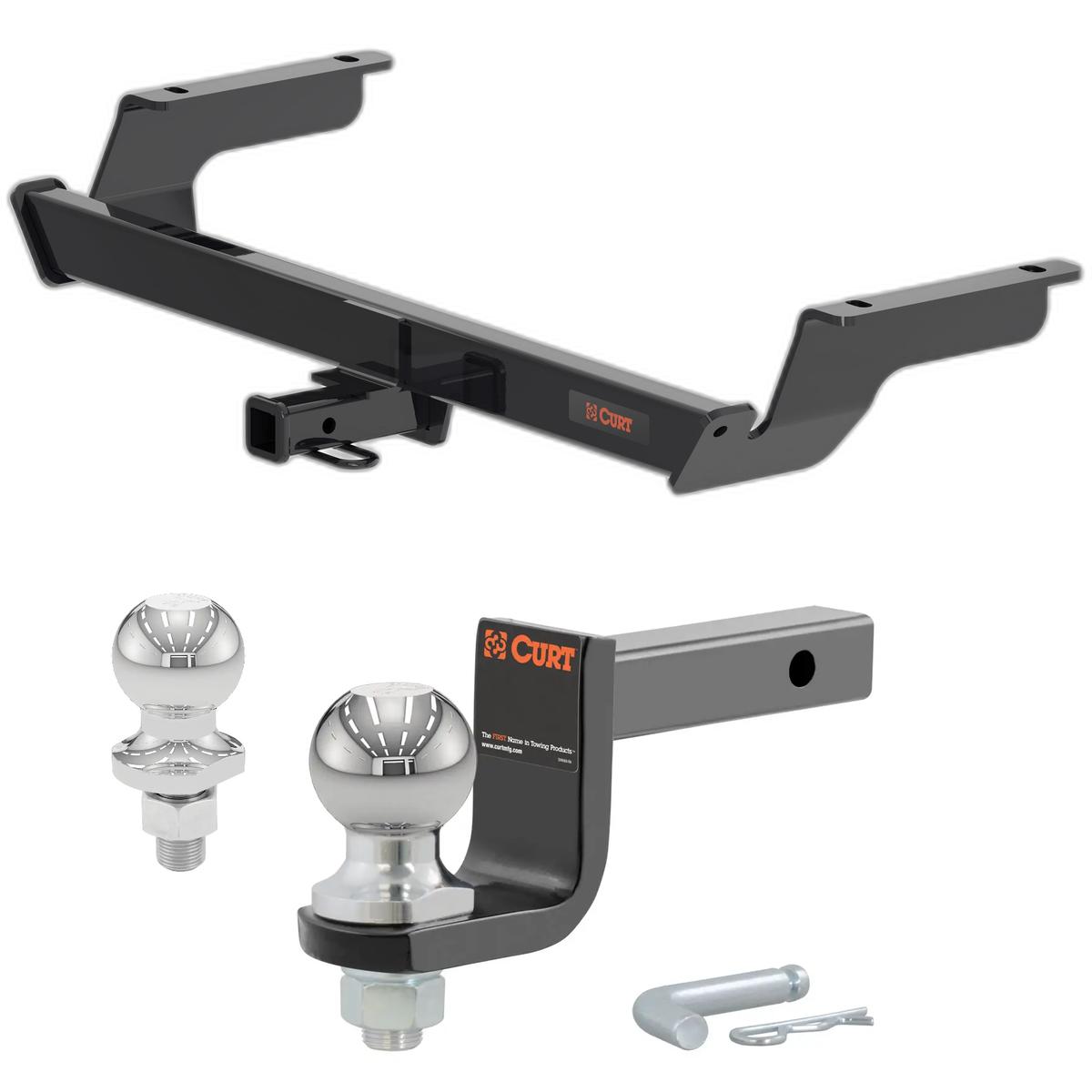 2024 Subaru Impreza All Class 1 Trailer Hitch, 1-1/4" Receiver + 2" Ball + 1-7/8" Ball Kit thumbnail 0