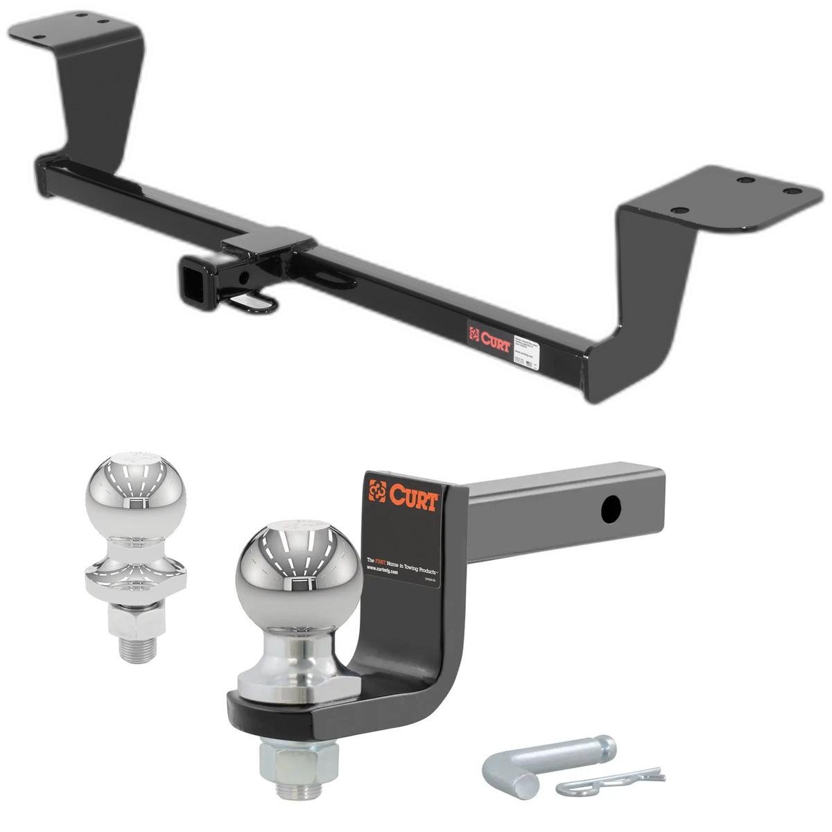 2001-2006 Lexus LS430 All Class 2 Trailer Hitch, 1-1/4" Receiver + 2" Ball + 1-7/8" Ball Kit thumbnail 0