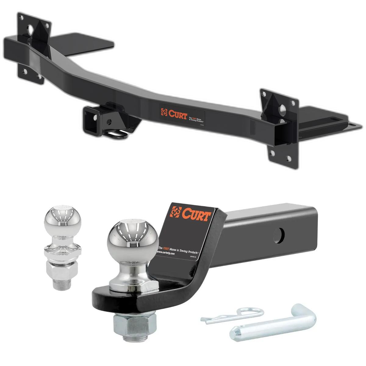 2018-2023 Chevrolet Traverse All CURT Class 3 Trailer Hitch, 2" Receiver + 2" Ball + 1-7/8" Ball Kit thumbnail 0