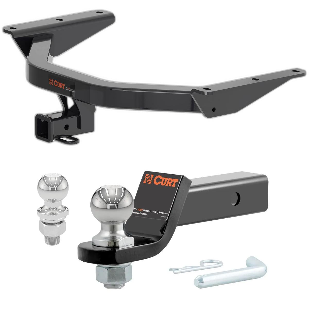 2023-2025 Honda Pilot All CURT Class 3 Trailer Hitch, 2" Receiver + 2" Ball + 1-7/8" Ball Kit thumbnail 0