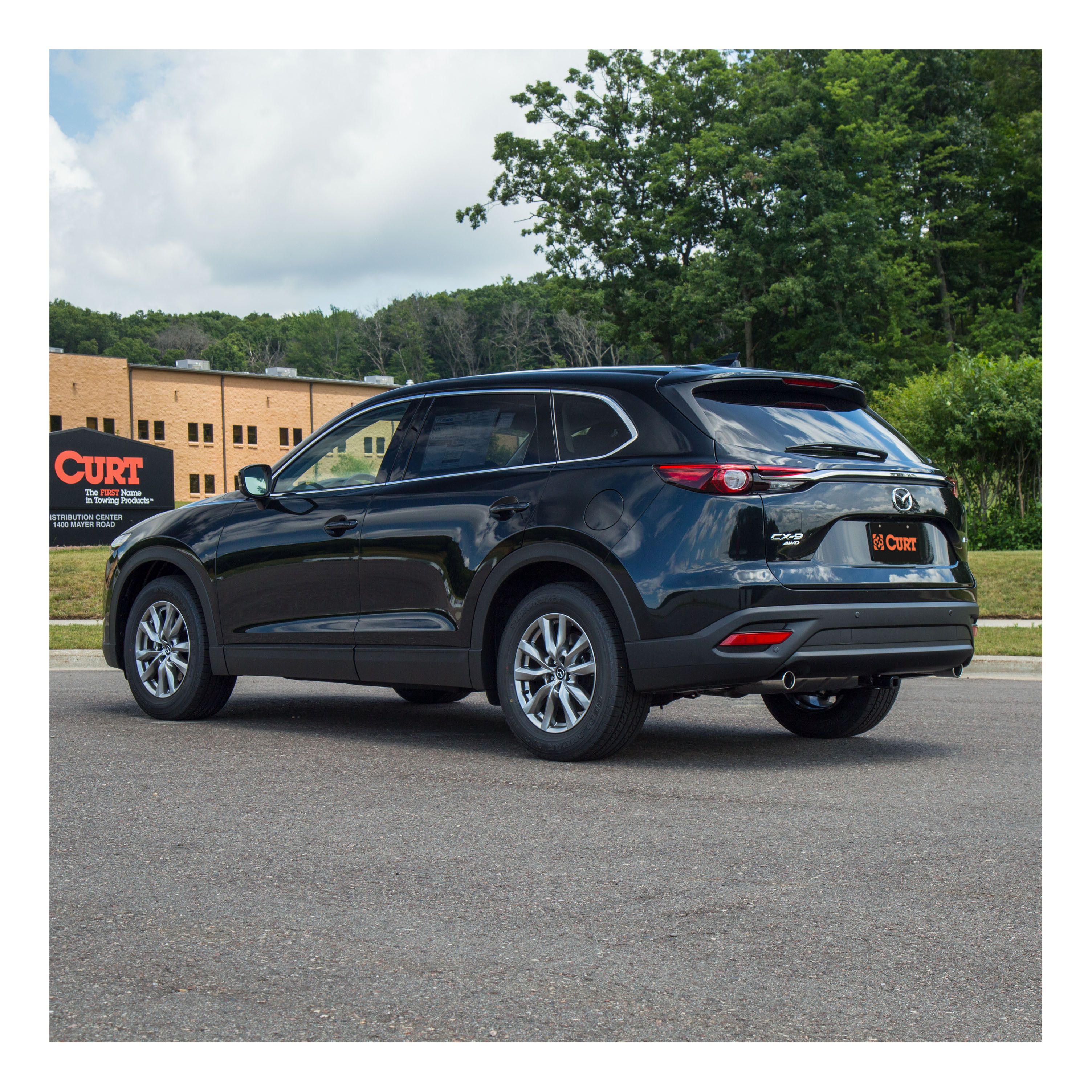 2016-2023 Mazda CX-9 All Class 2 Trailer Hitch, 1-1/4" Receiver + 2" Ball + 1-7/8" Ball Kit thumbnail 3