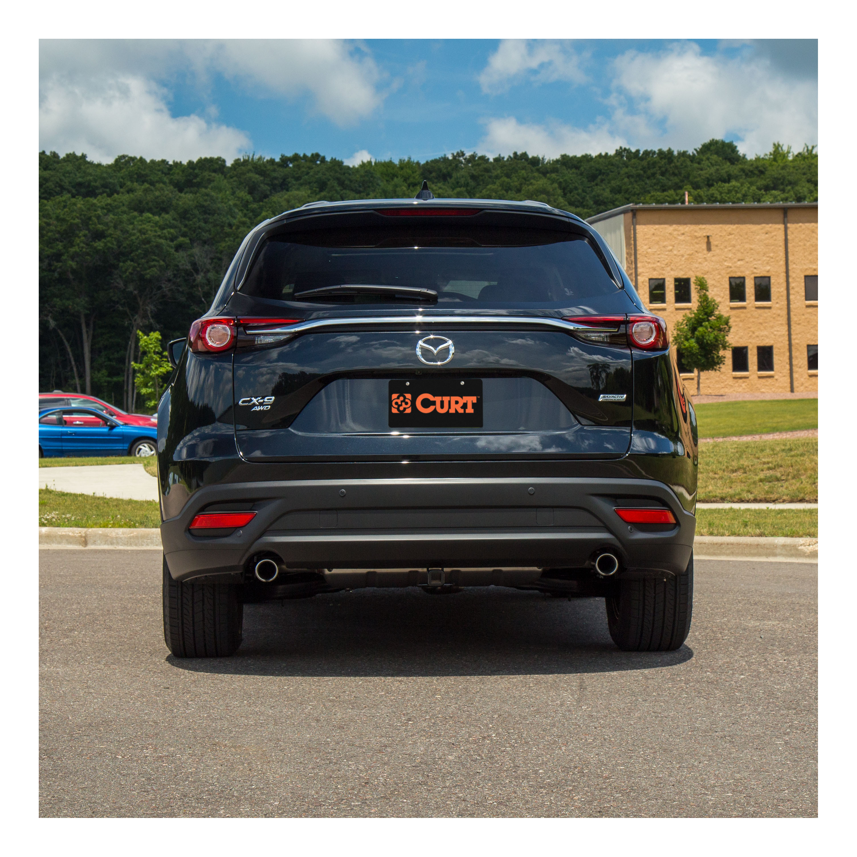 2016-2023 Mazda CX-9 All Class 2 Trailer Hitch, 1-1/4" Receiver + 2" Ball + 1-7/8" Ball Kit thumbnail 4
