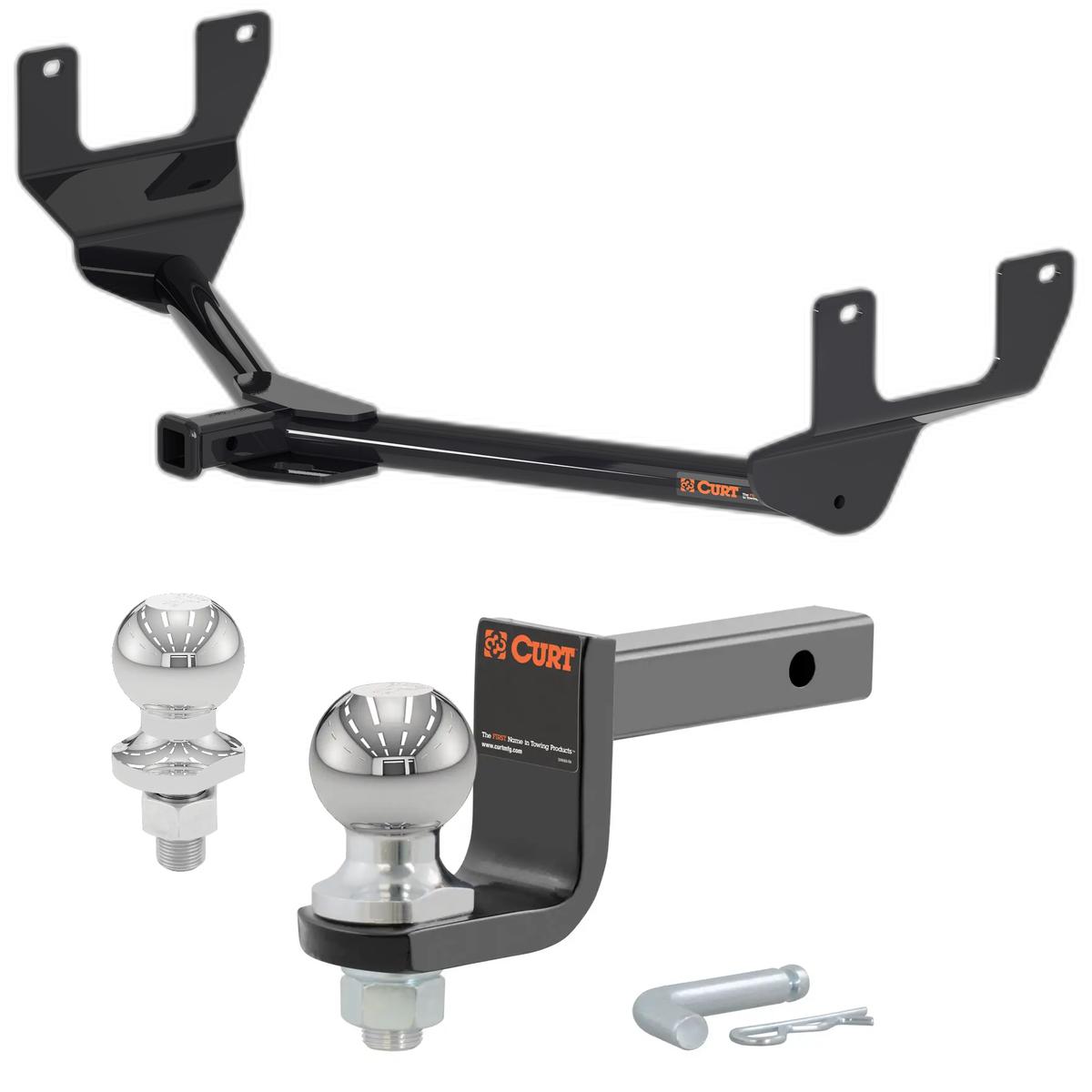 2018-2021 Lexus NX300 All Class 2 Trailer Hitch, 1-1/4" Receiver + 2" Ball + 1-7/8" Ball Kit thumbnail 0