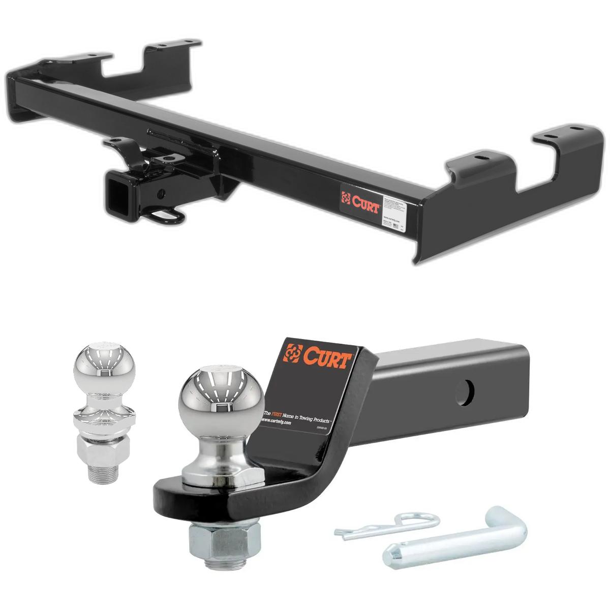 2001-2006 GMC Sierra 2500 HD 6' bed, excluding factory receiver, Tommy Gate lift or cab & chassis CURT Class 4 Hitch, 2" Receiver + 2" Ball + 1-7/8" Ball Kit thumbnail 0