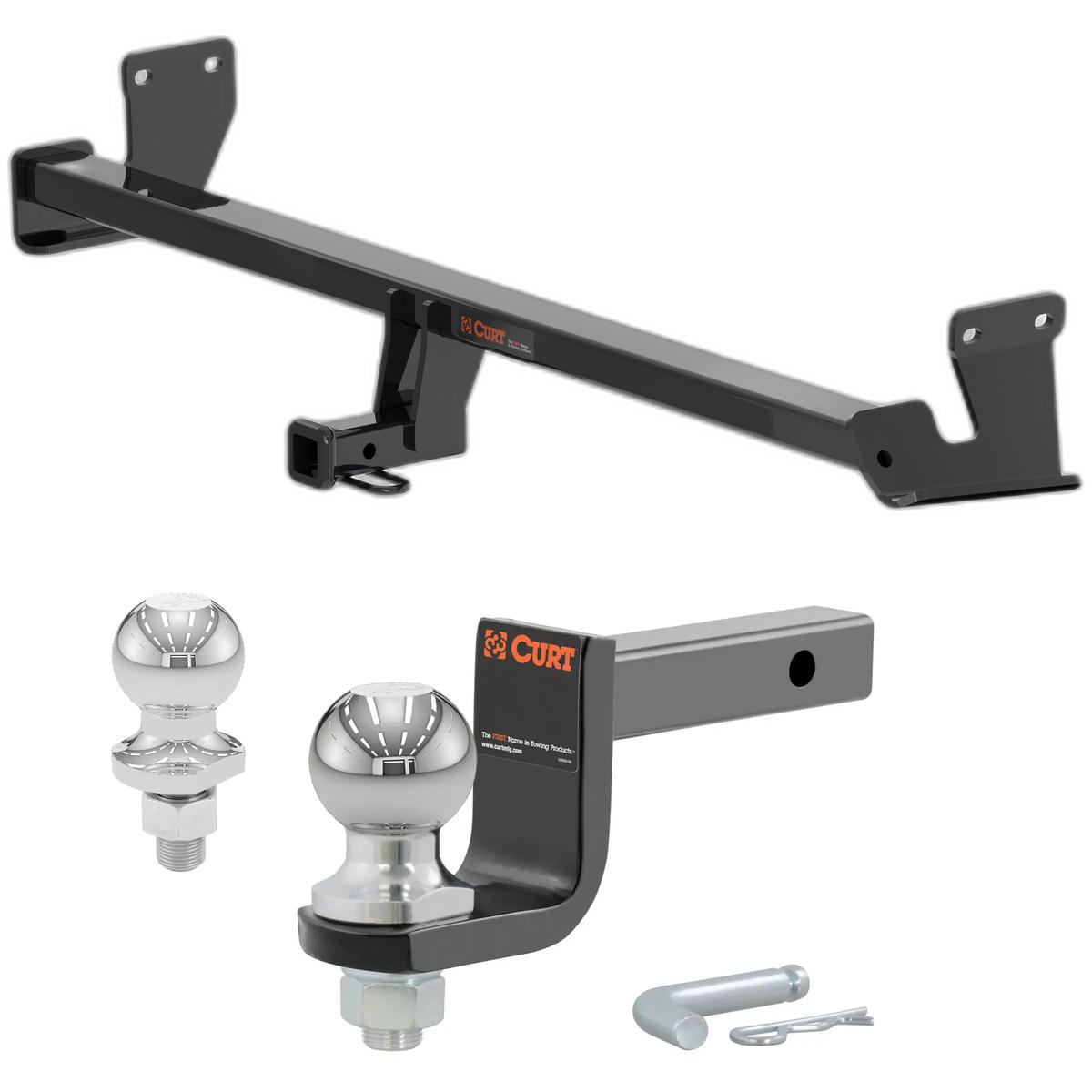 2018-2022 Hyundai Kona Excluding electric or N Class 1 Trailer Hitch, 1-1/4" Receiver + 2" Ball + 1-7/8" Ball Kit thumbnail 0