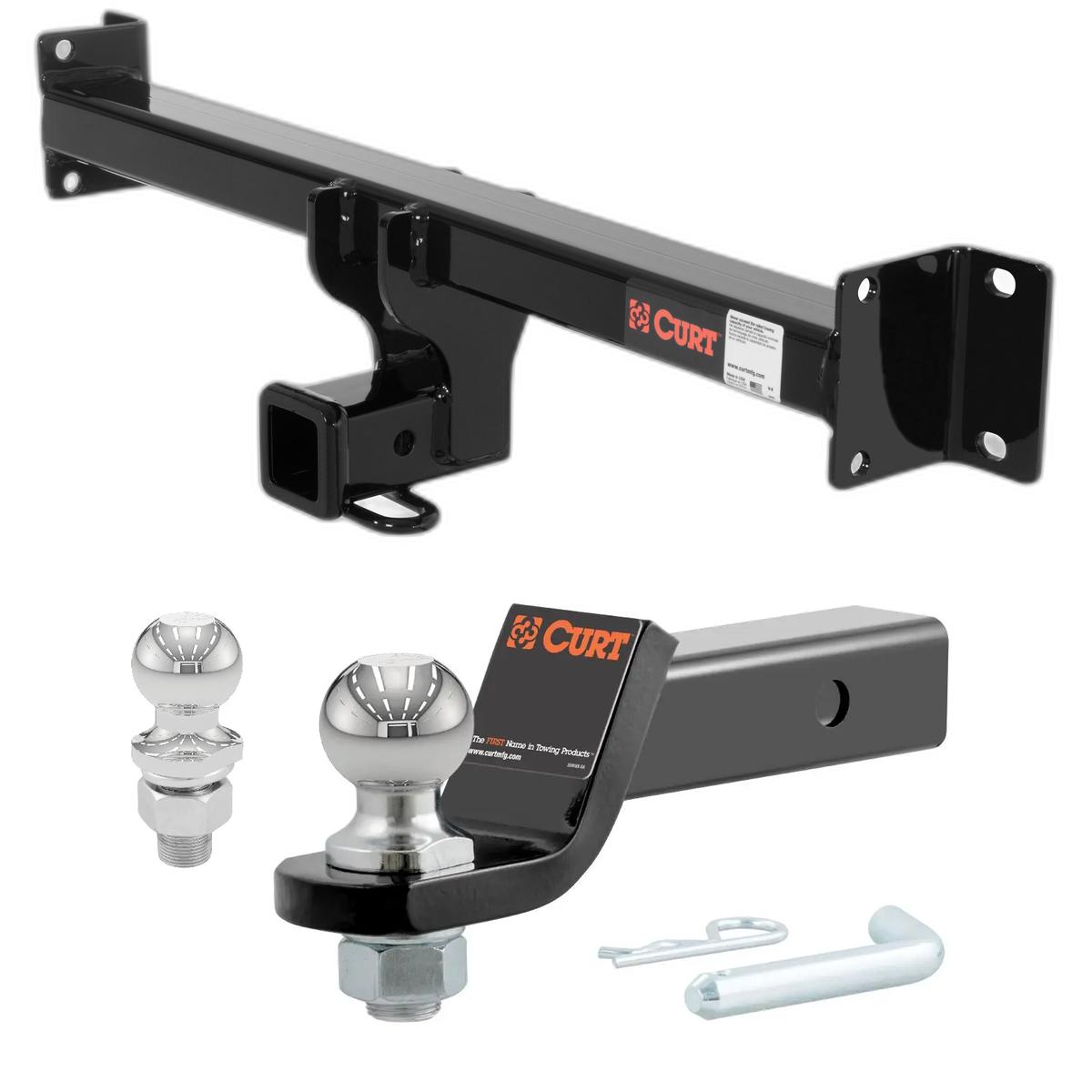 2004-2010 BMW X3 All CURT Class 3 Trailer Hitch, 2" Receiver + 2" Ball + 1-7/8" Ball Kit thumbnail 0